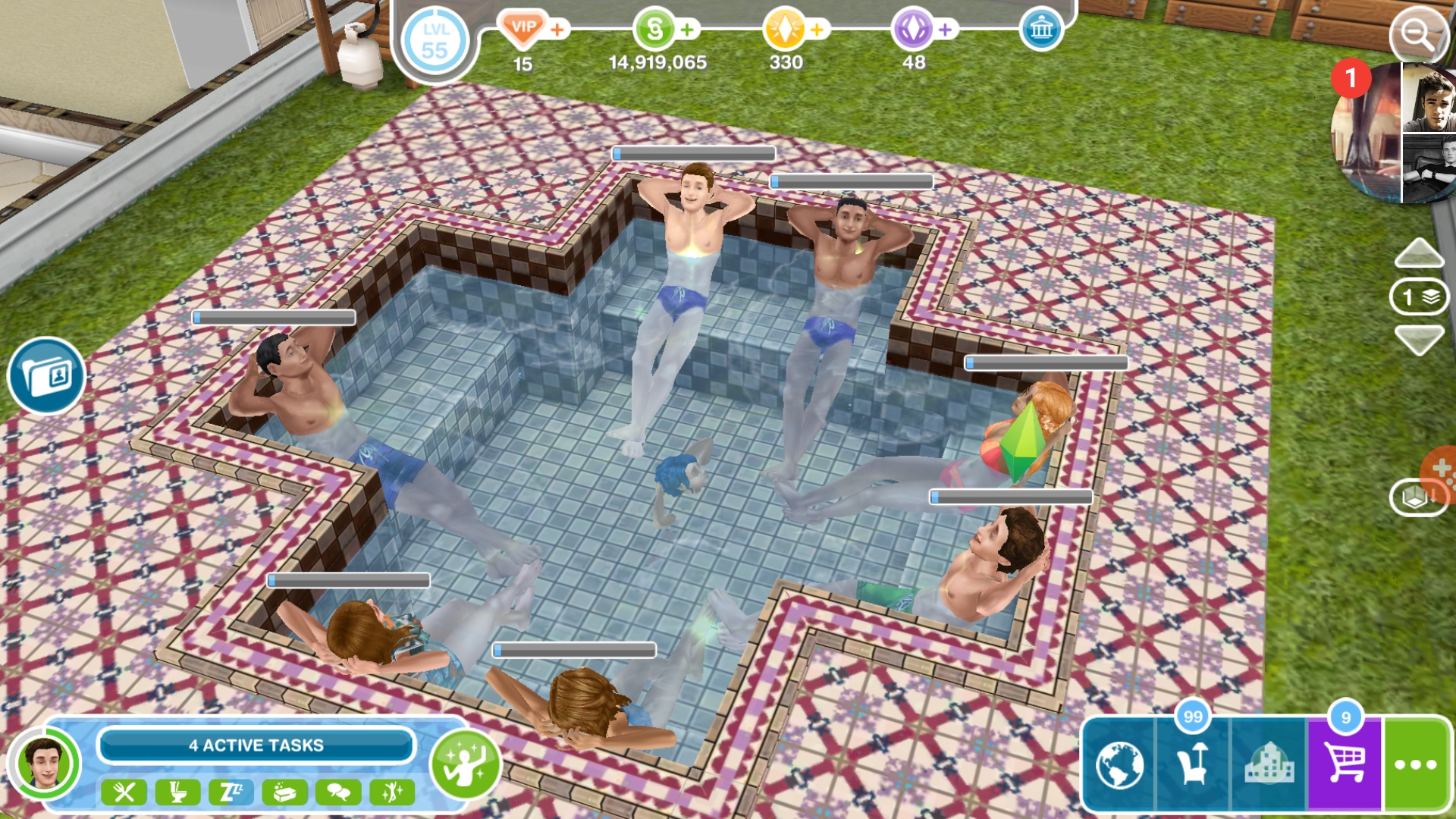 My Sim tried to drown herself r/softwaregore