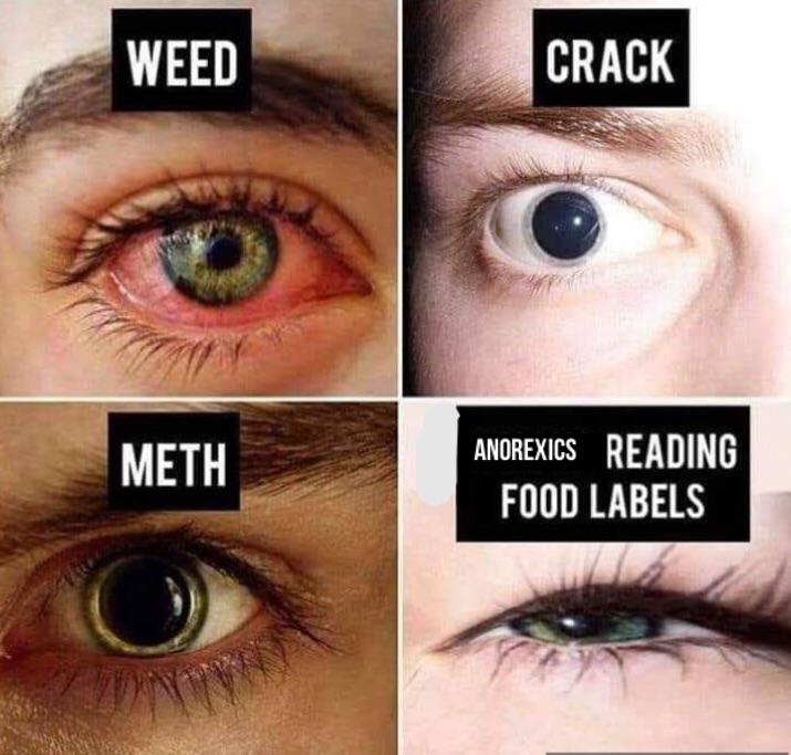 Originally a "vegan reading food labels" meme however I thought this