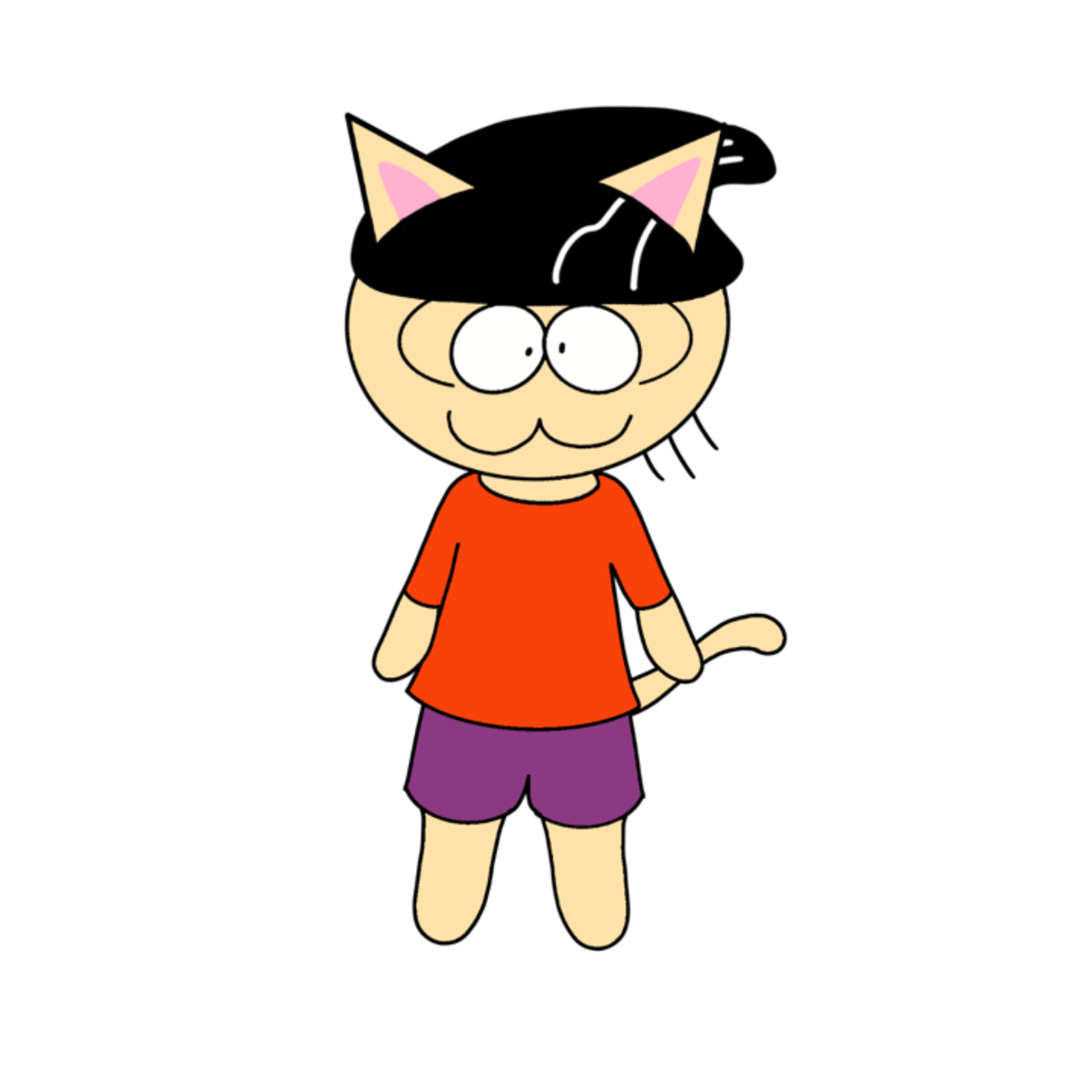 I tried to draw Double D as an Animal Crossing Cat villager.... May not