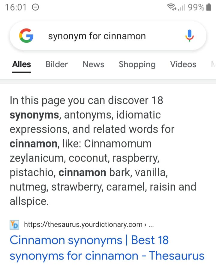 There are synonyms for cinnamon o r/TheDragonPrince
