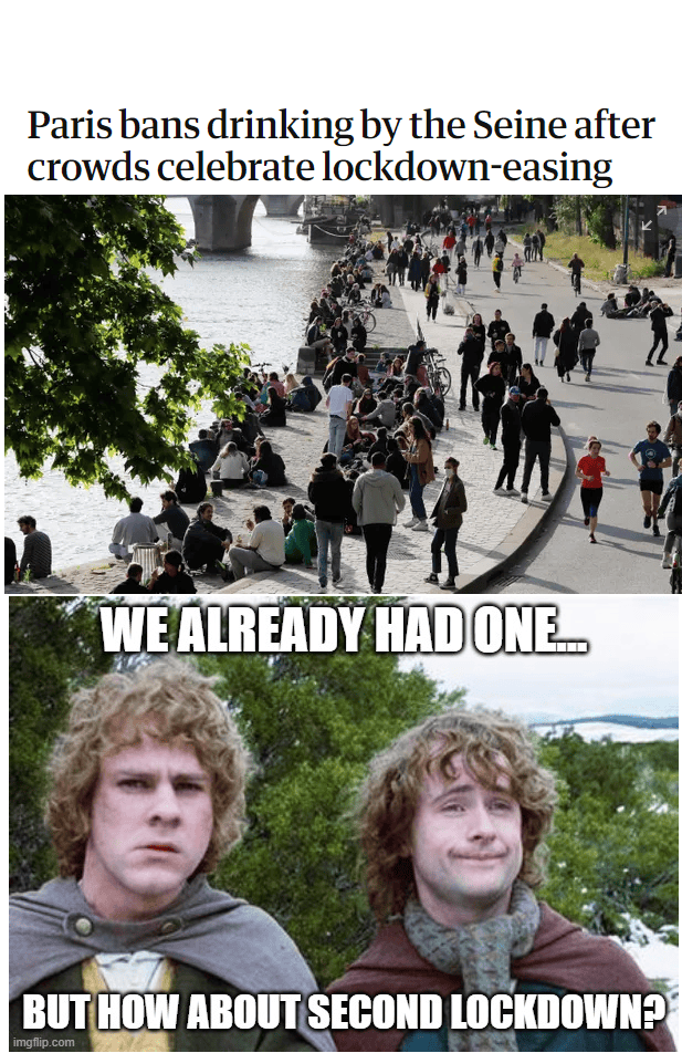 Meanwhile in Paris CoronavirusMemes