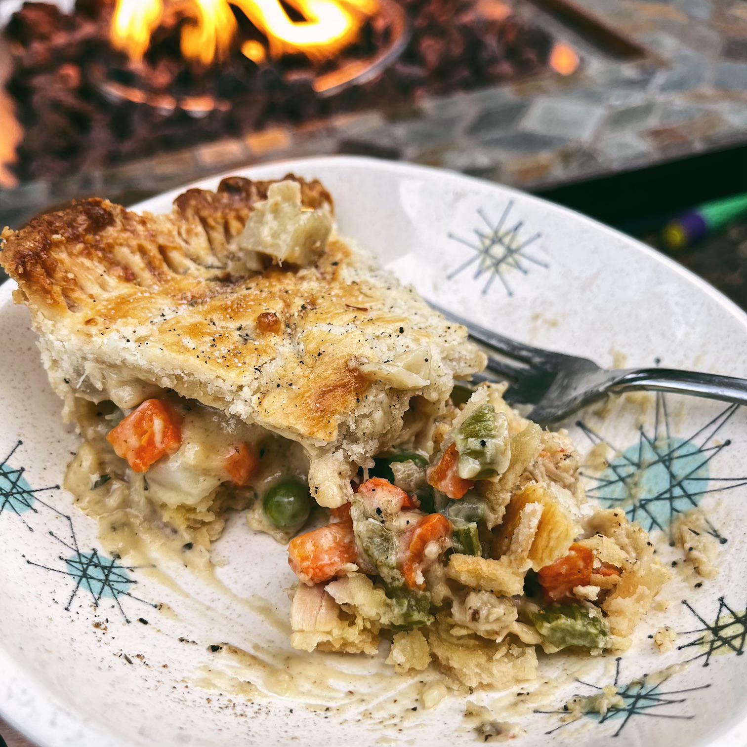 [Homemade] Turkey Pot Pie food