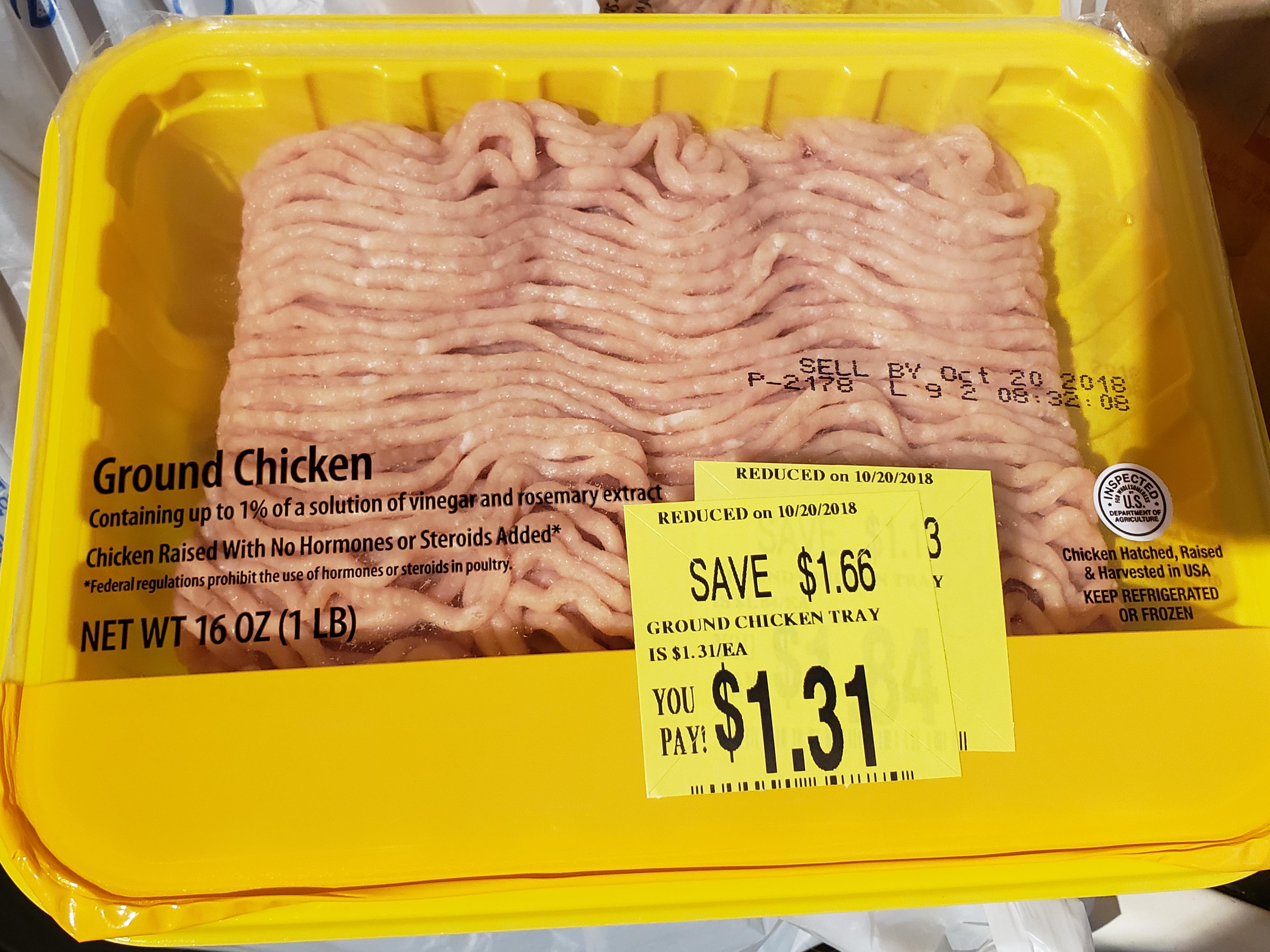 Ground chicken? Found a bunch on sale but never cooked with it. Recipe