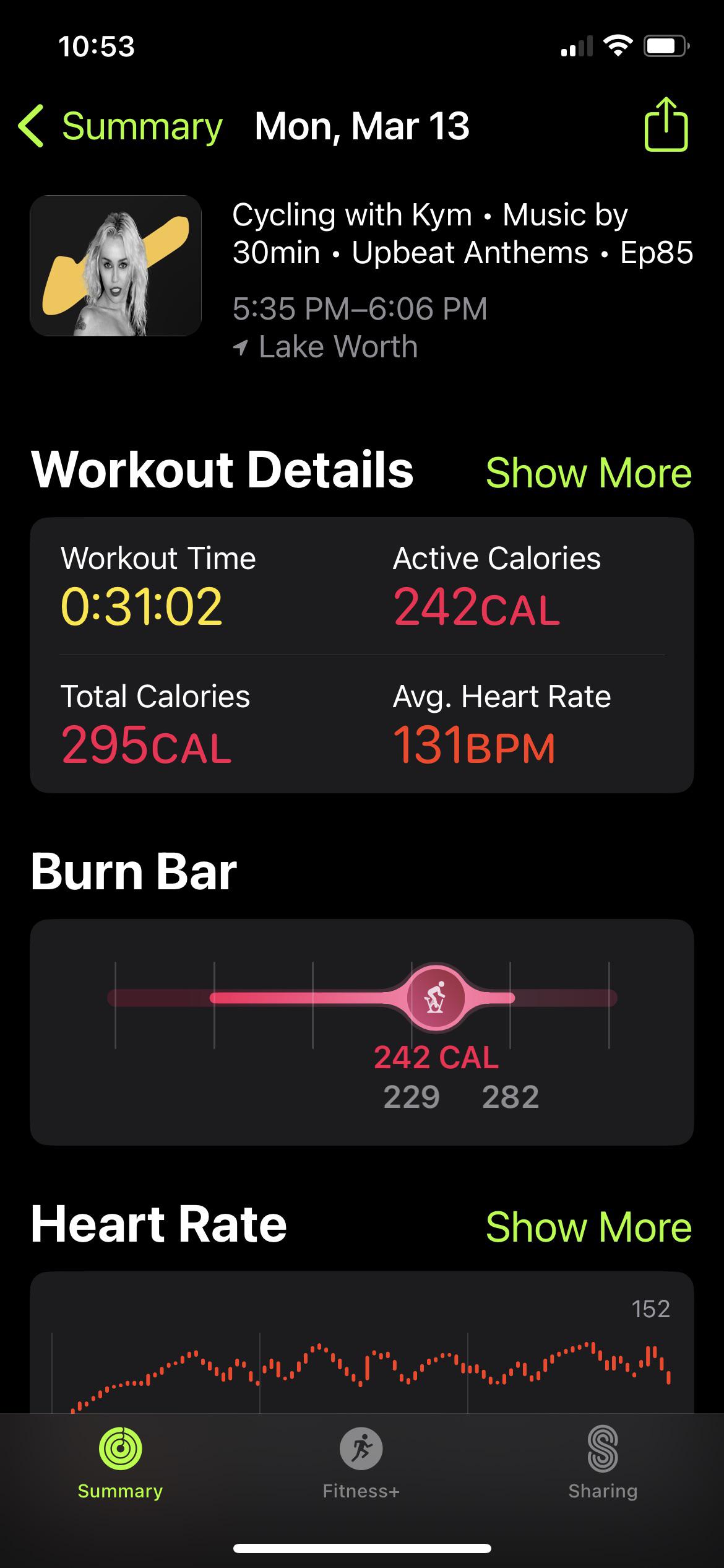 Burn bar r/AppleFitnessPlus