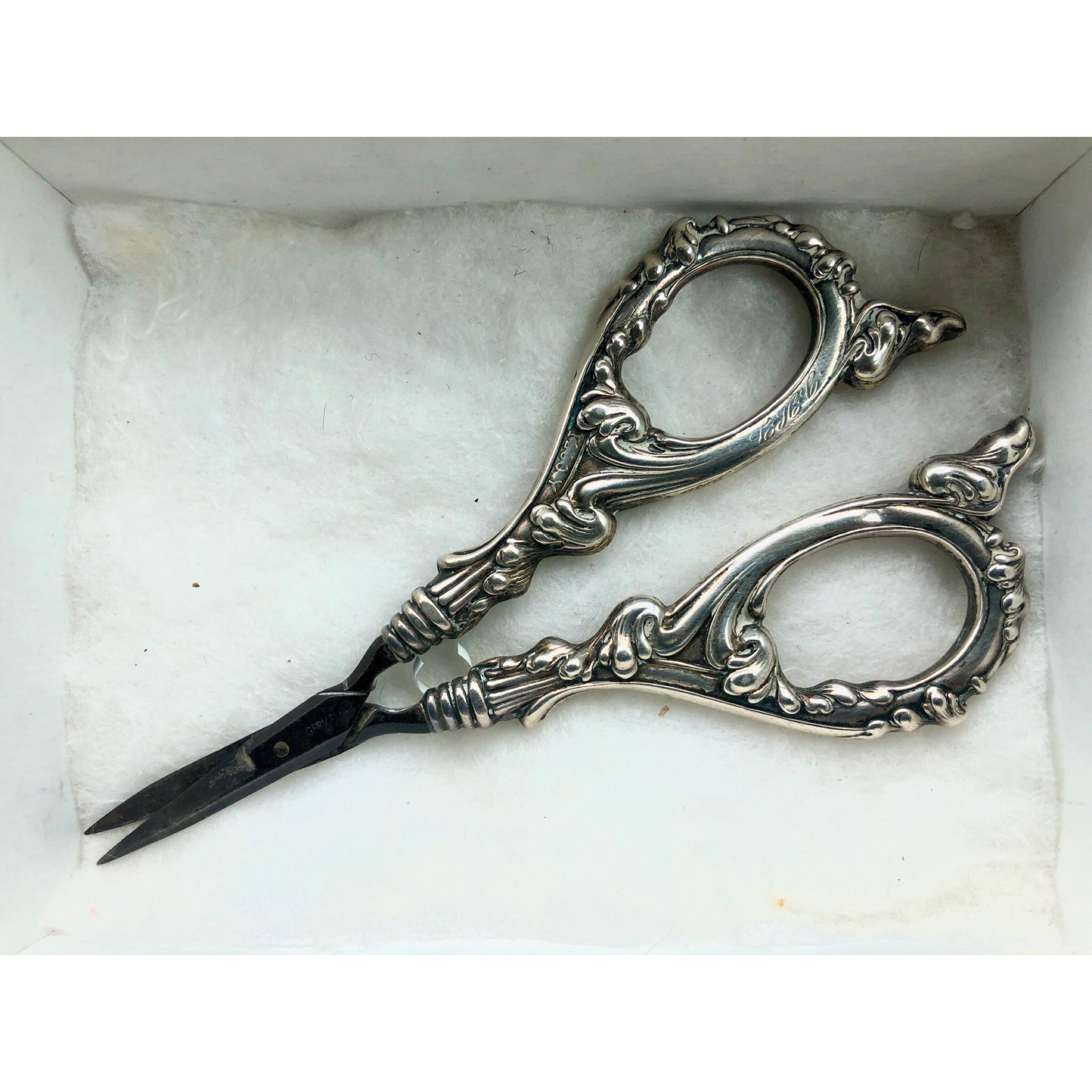 Picked up these sterling silver scissors at an antique shop. Made in