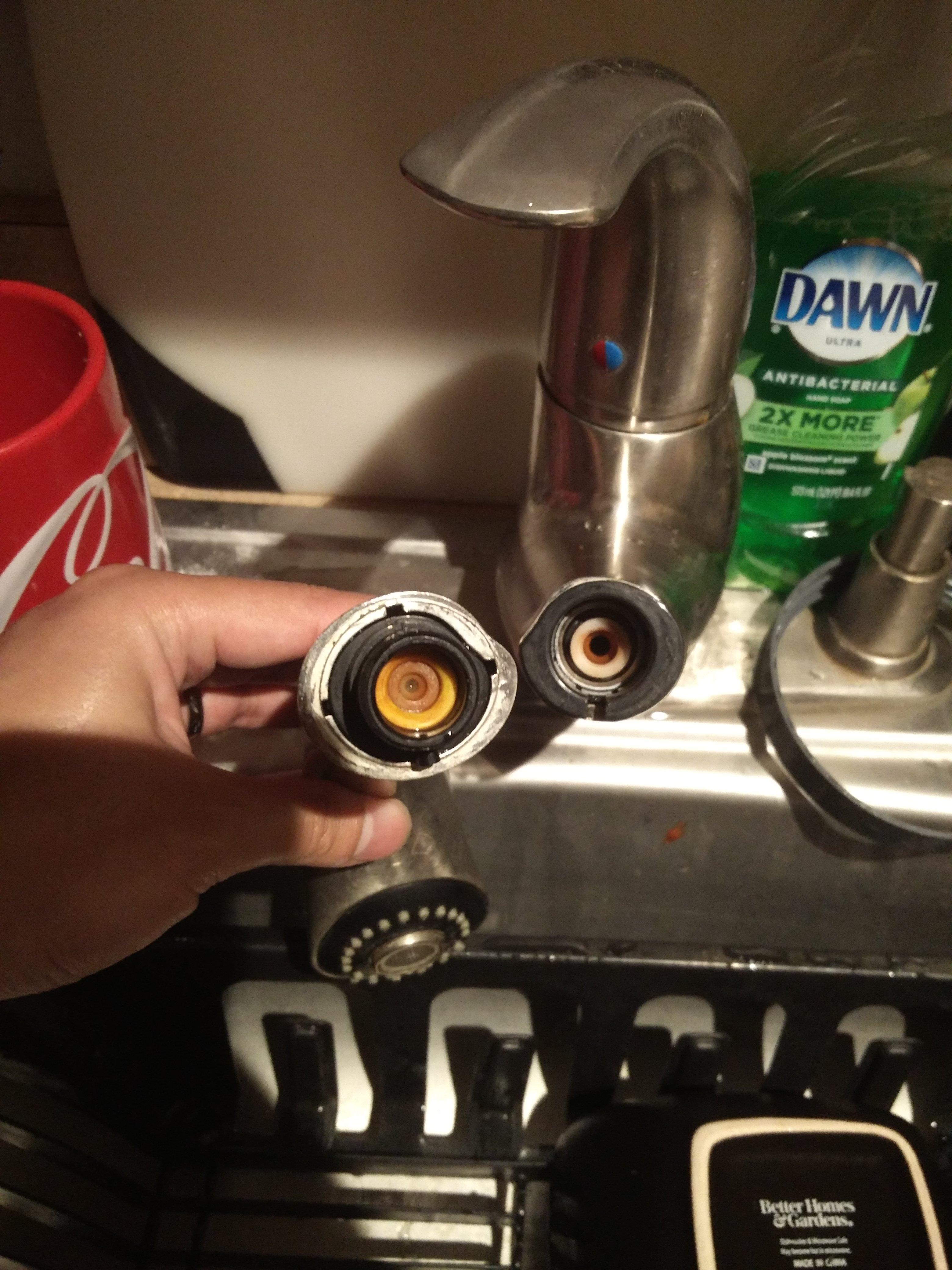 Sink head fell off r/fixit