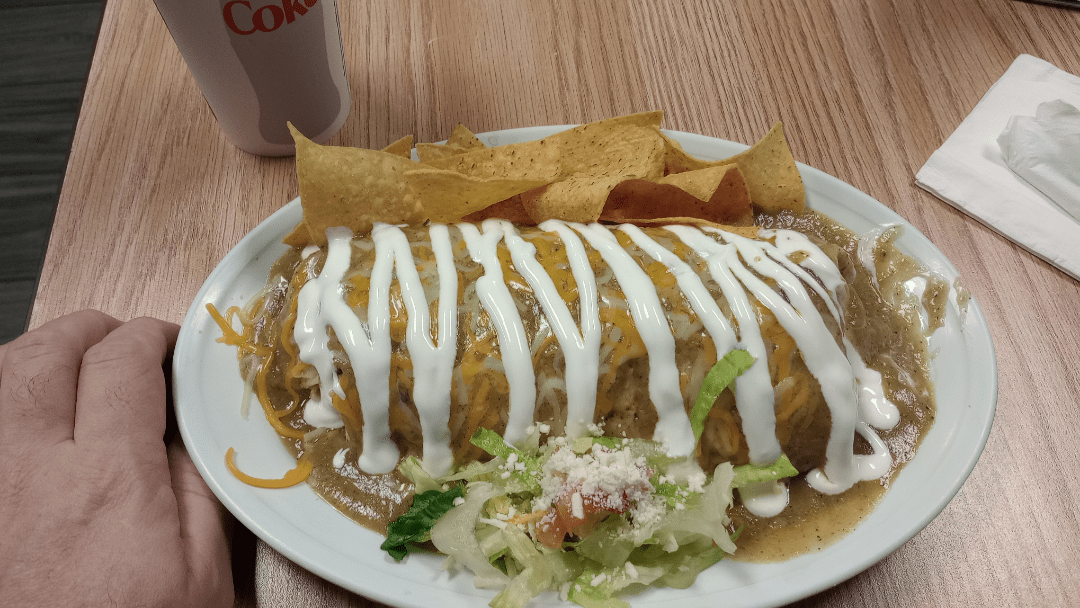 Simply the biggest burrito for the money in town r/Eugene