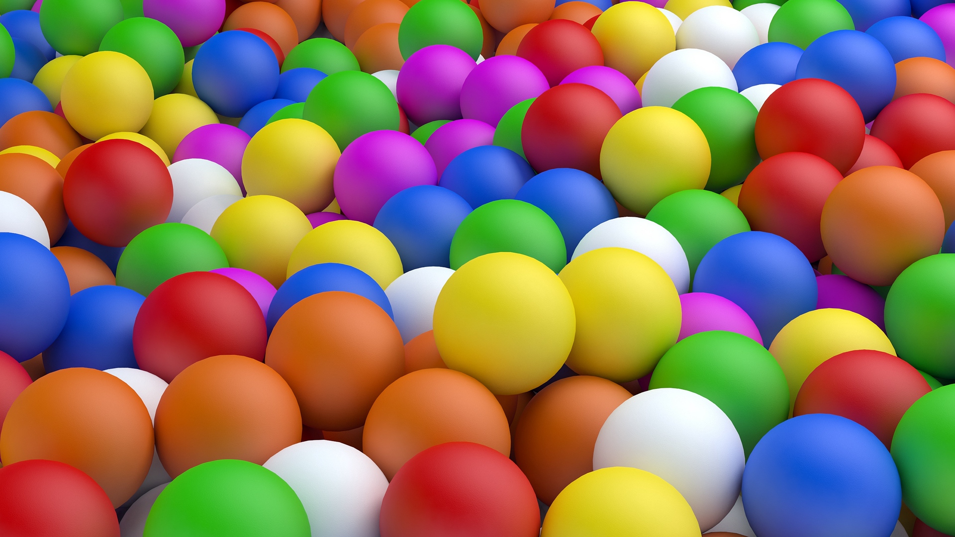 Colourful balls [1920 × 1080] r/wallpaper