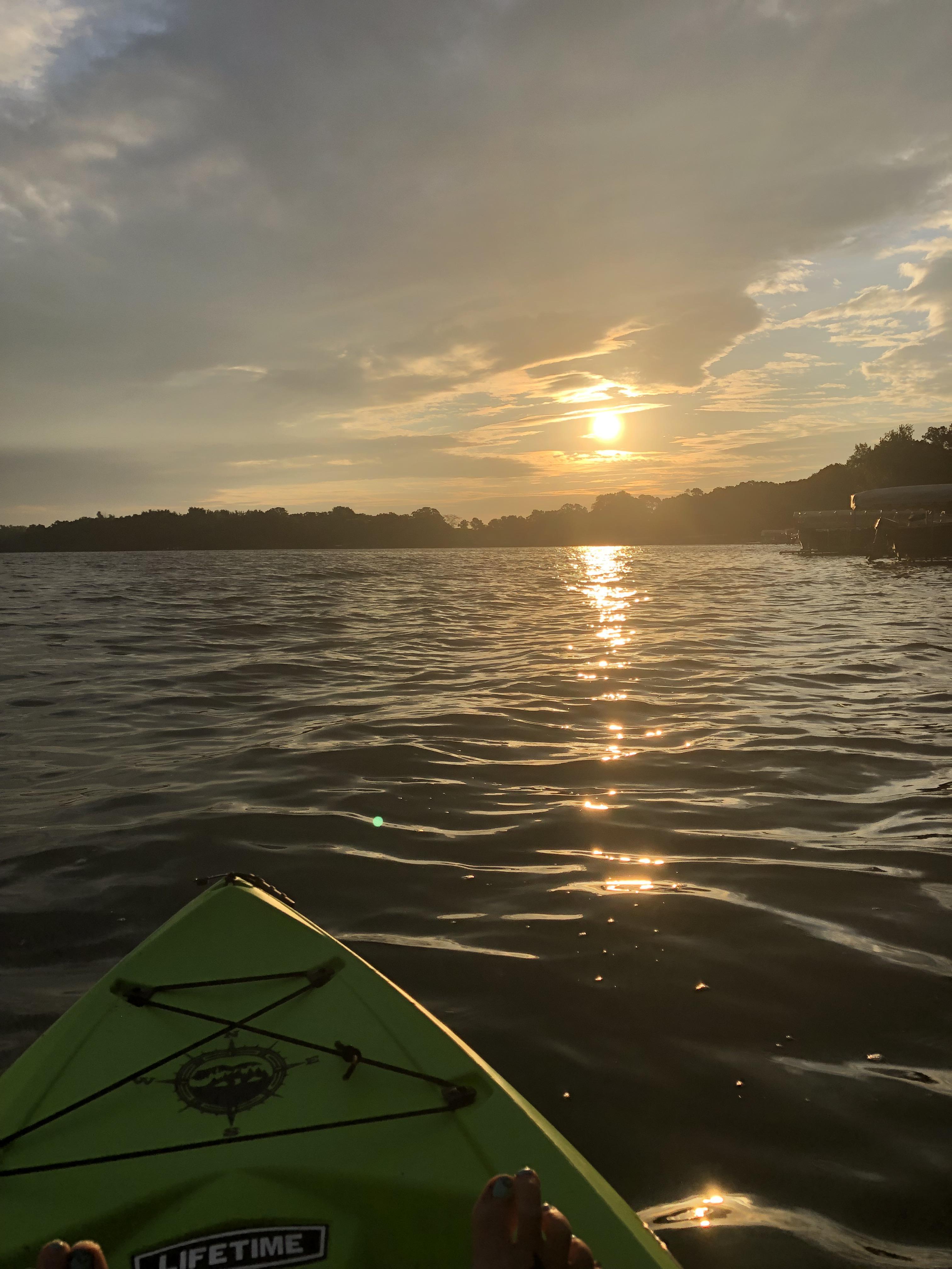 Sunrise on Norway Lake in Minnesota. A beautiful day to spend on the