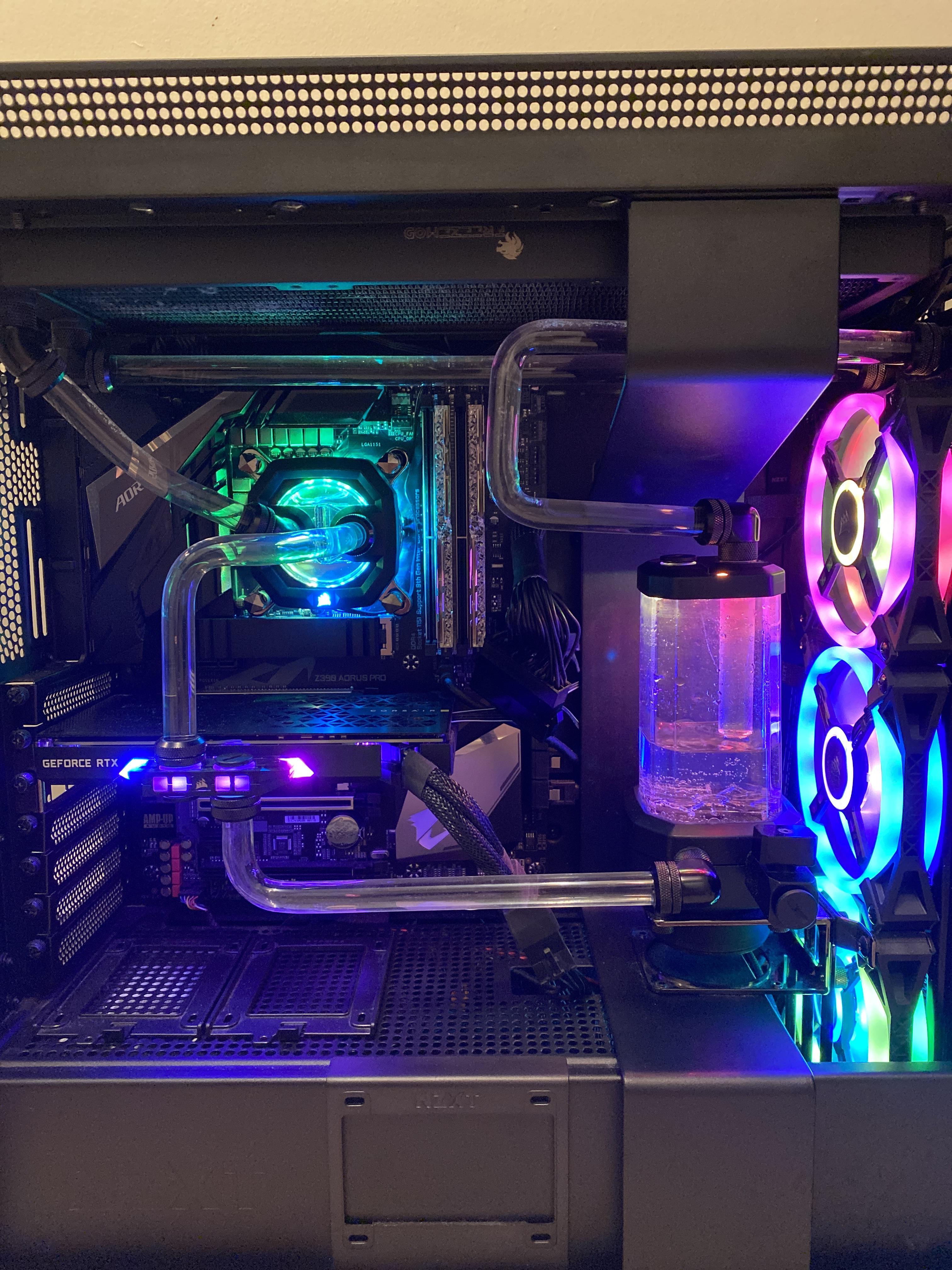 Finished this bad boy, first build r/watercooling