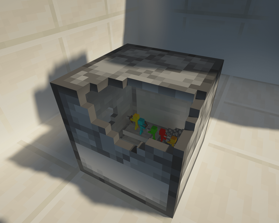 Can confirm, tiny people operate dispensers r/Minecraft