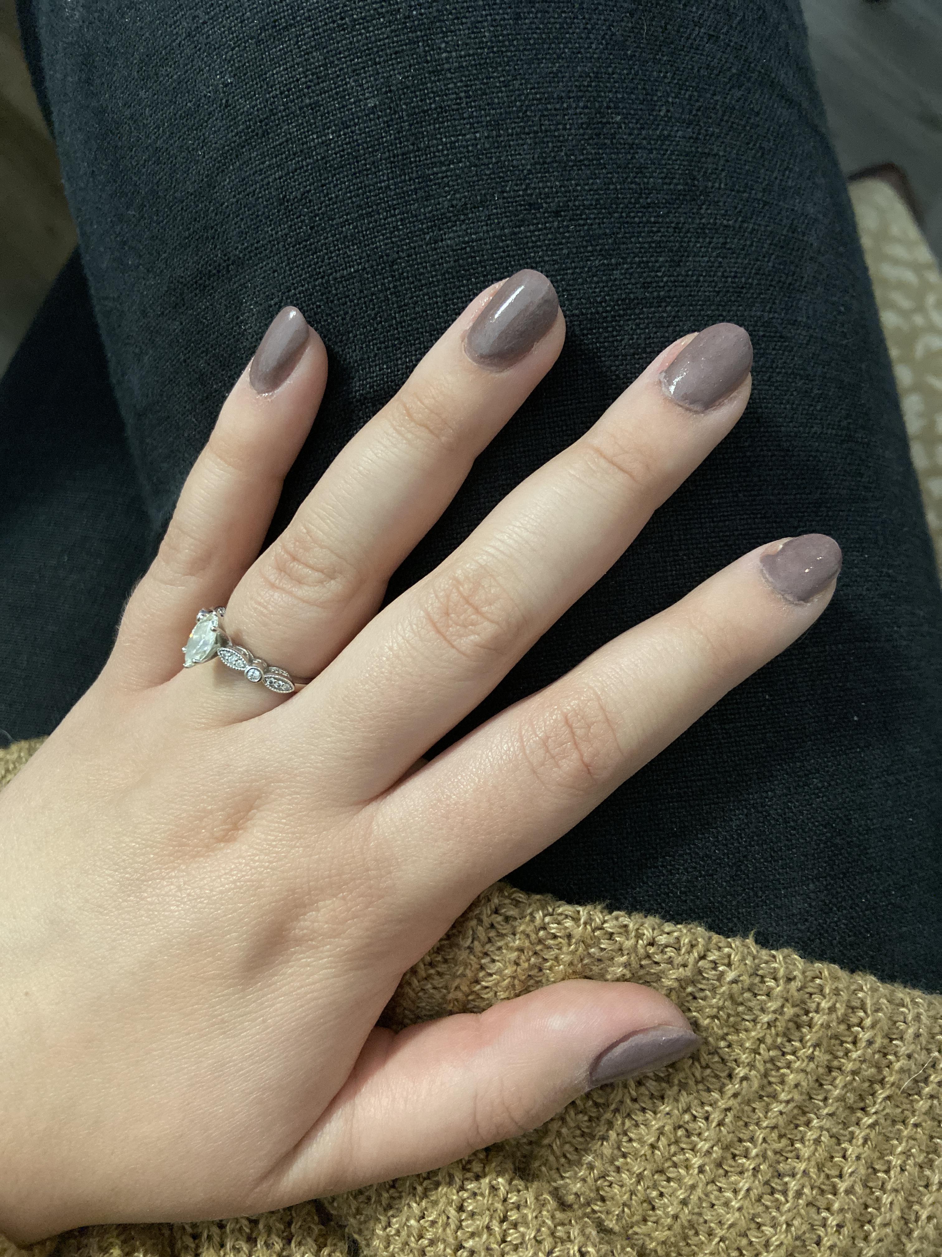 First time trying dip powder!!! I can’t wait to get really good r/Nails