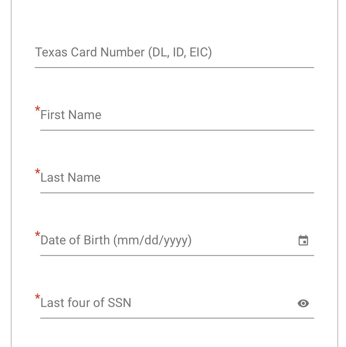 Making DPS appointment with no SSN r/Austin