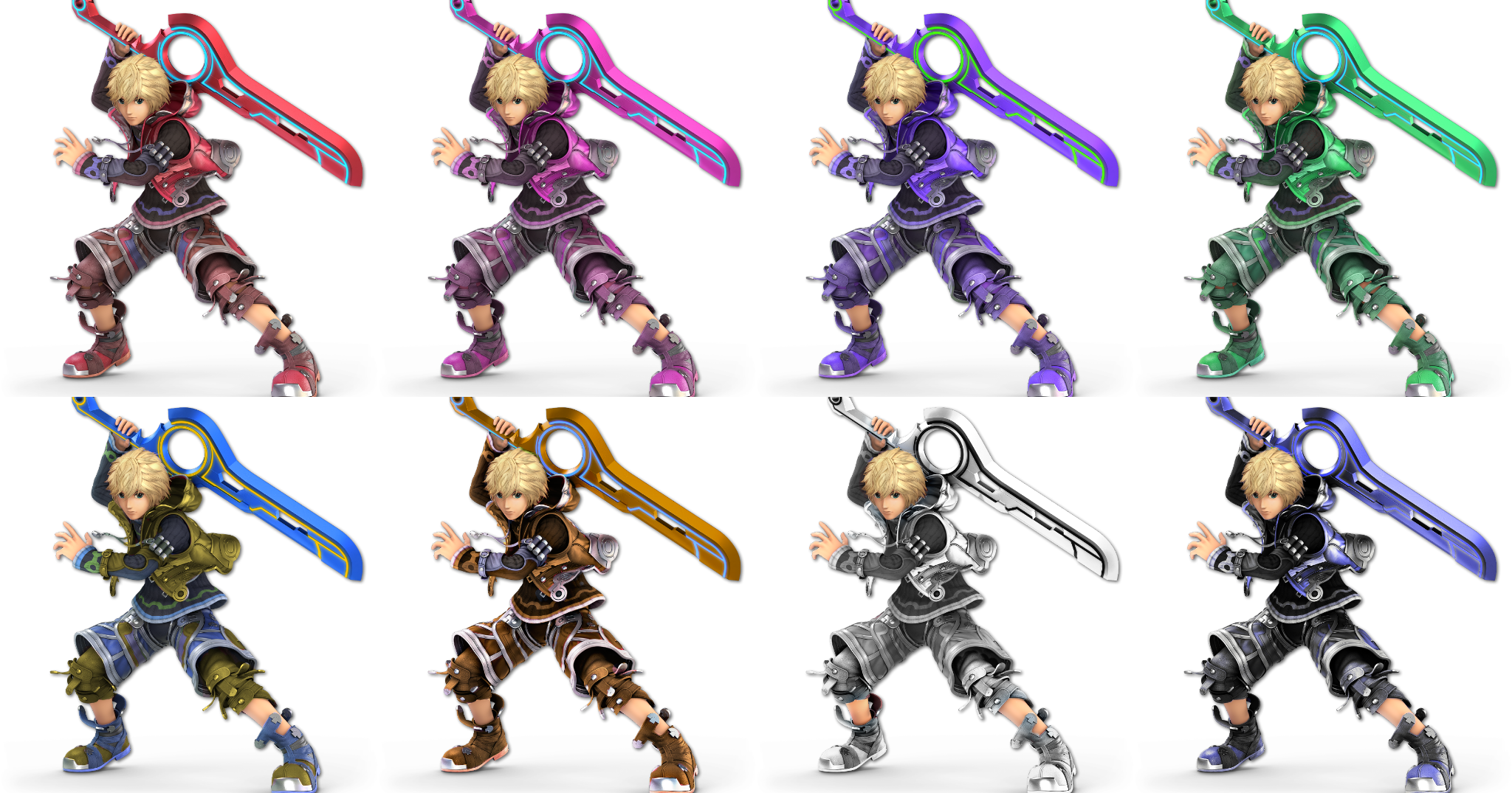 [Reloaded] Made more Smash Ultimate Alt costumes, this time it's Shulk