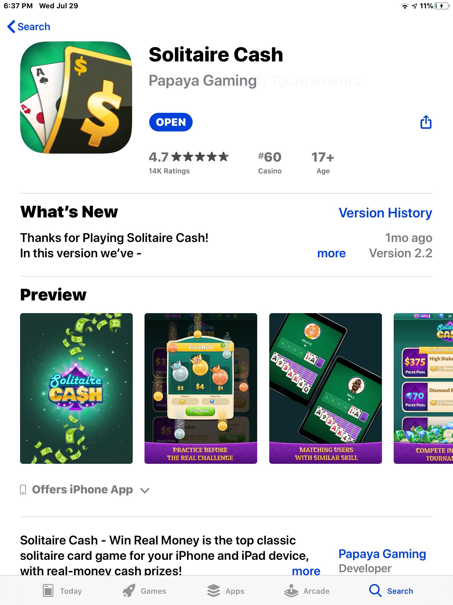 Loving Solitaire Cash It Pays Out Quick : R/Pocket7Games