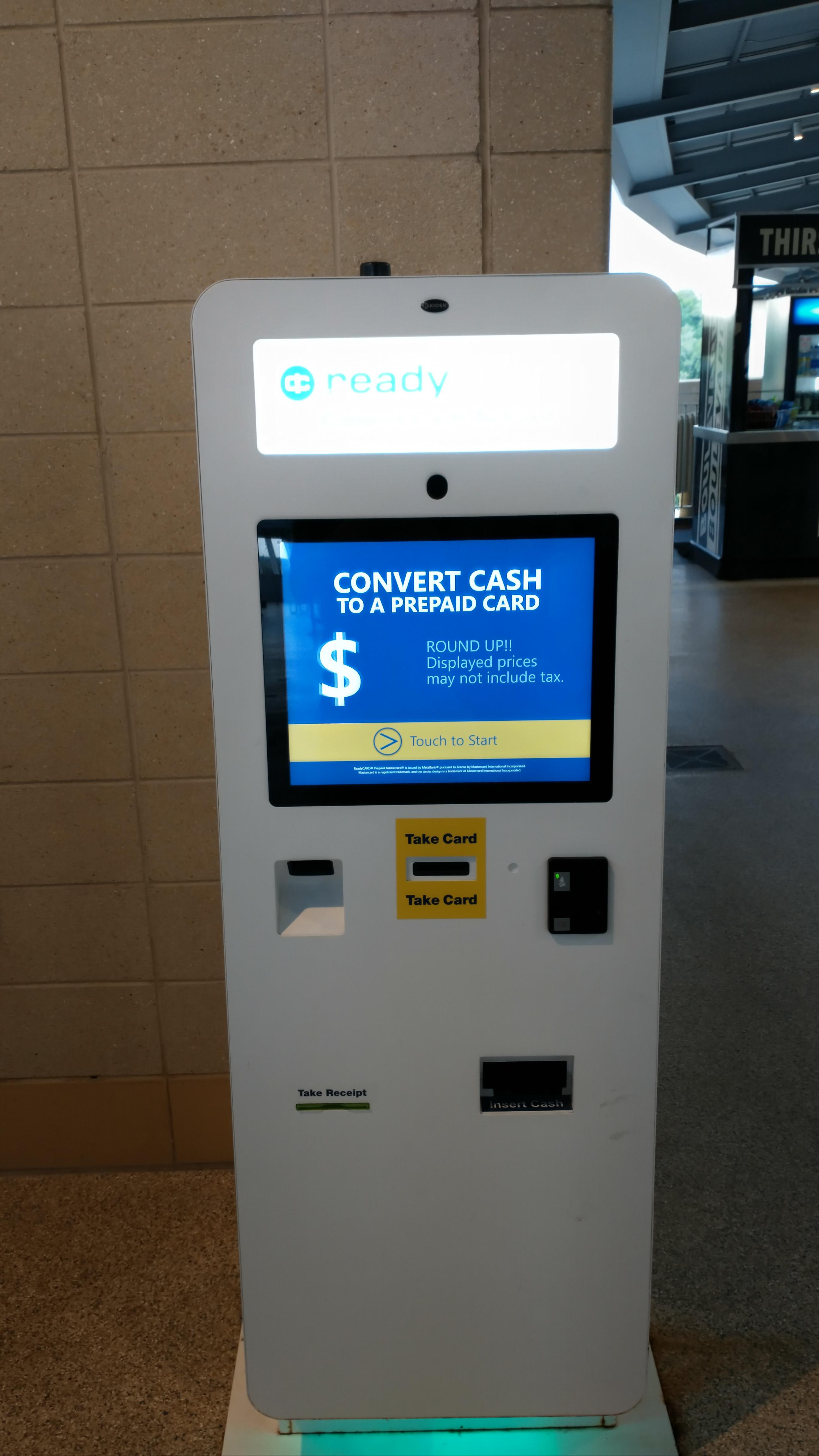Kauffman Stadium in Kansas City Missouri has these kiosks spread out