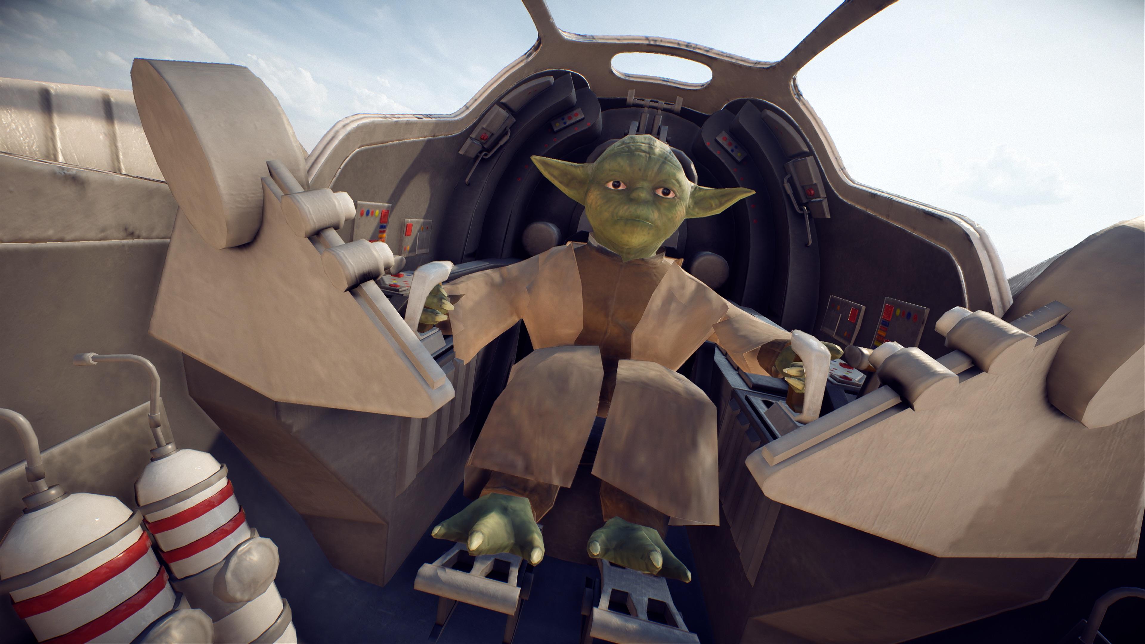 Yoda’s cockpit is well detailed. r/StarWarsBattlefront