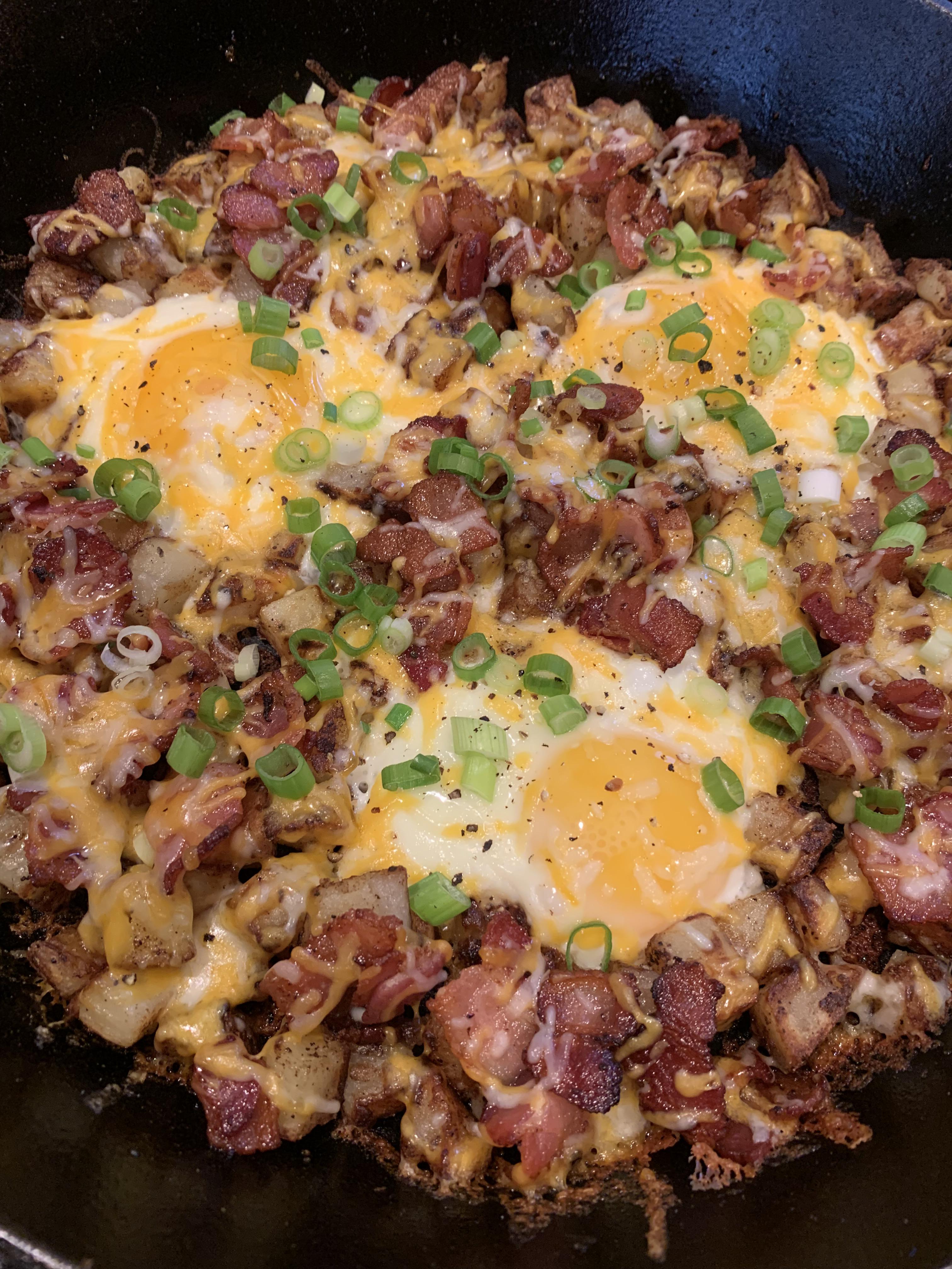 [Homemade] Cast Iron Skillet Breakfast r/food