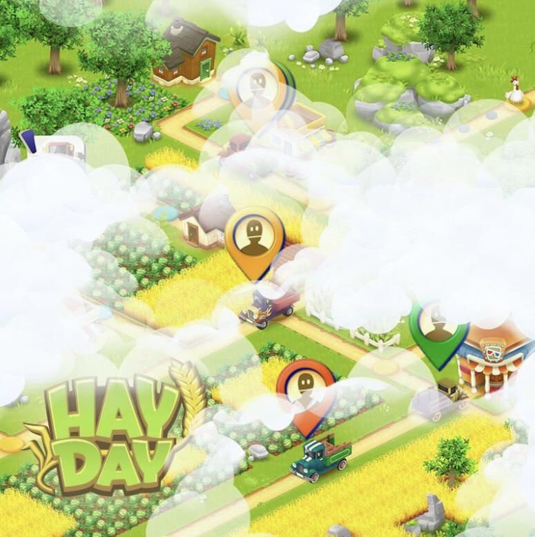 Map with all sneak peaks so far 6 HayDay