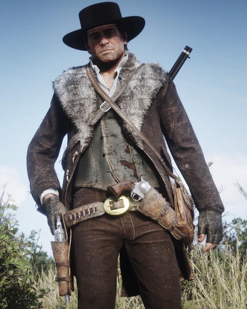 Wolf Coat Bandit (Items in comments) r/reddeadfashion