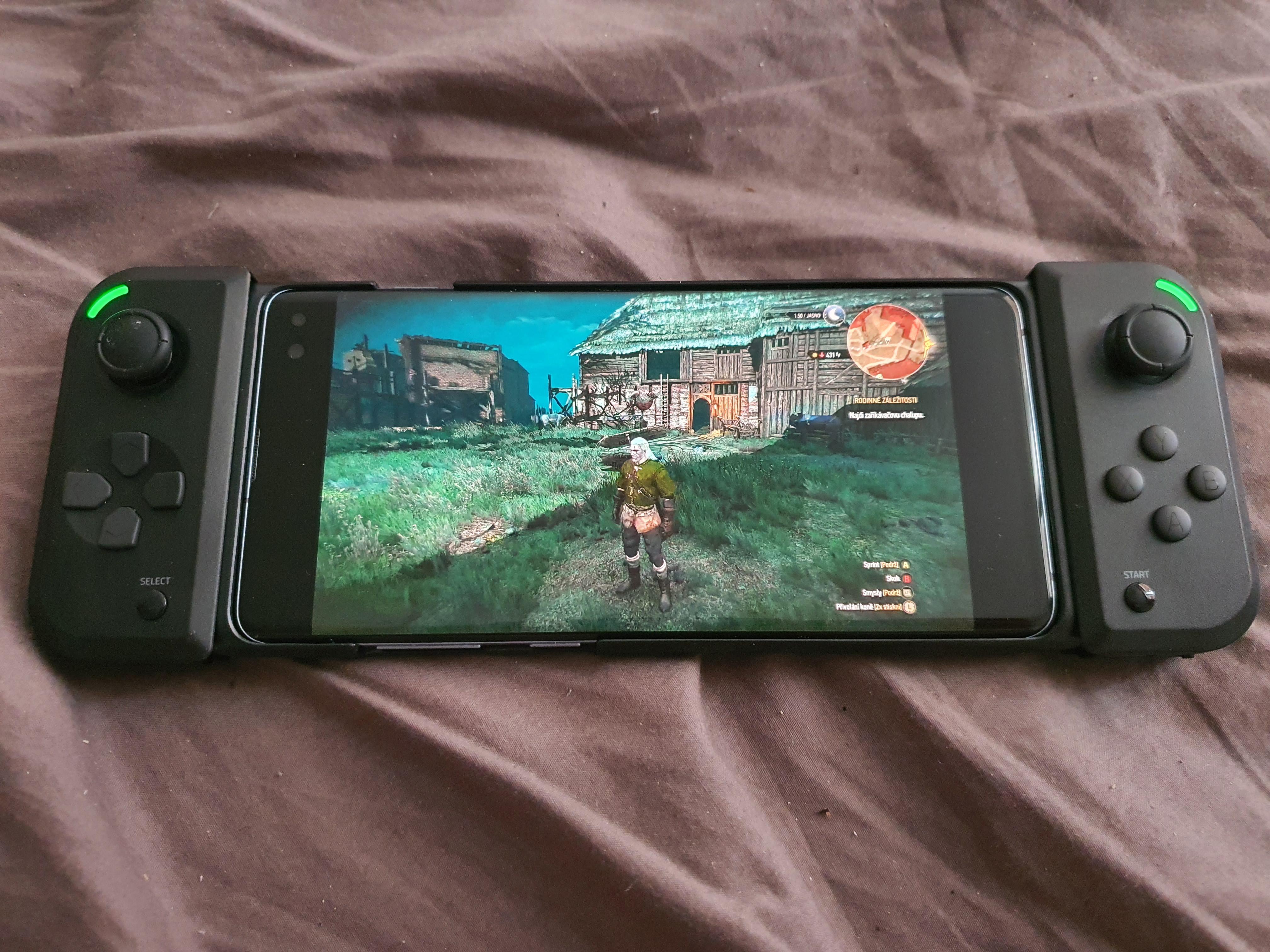 Shadow + Android phone + Razer Junglecat r/AndroidGaming