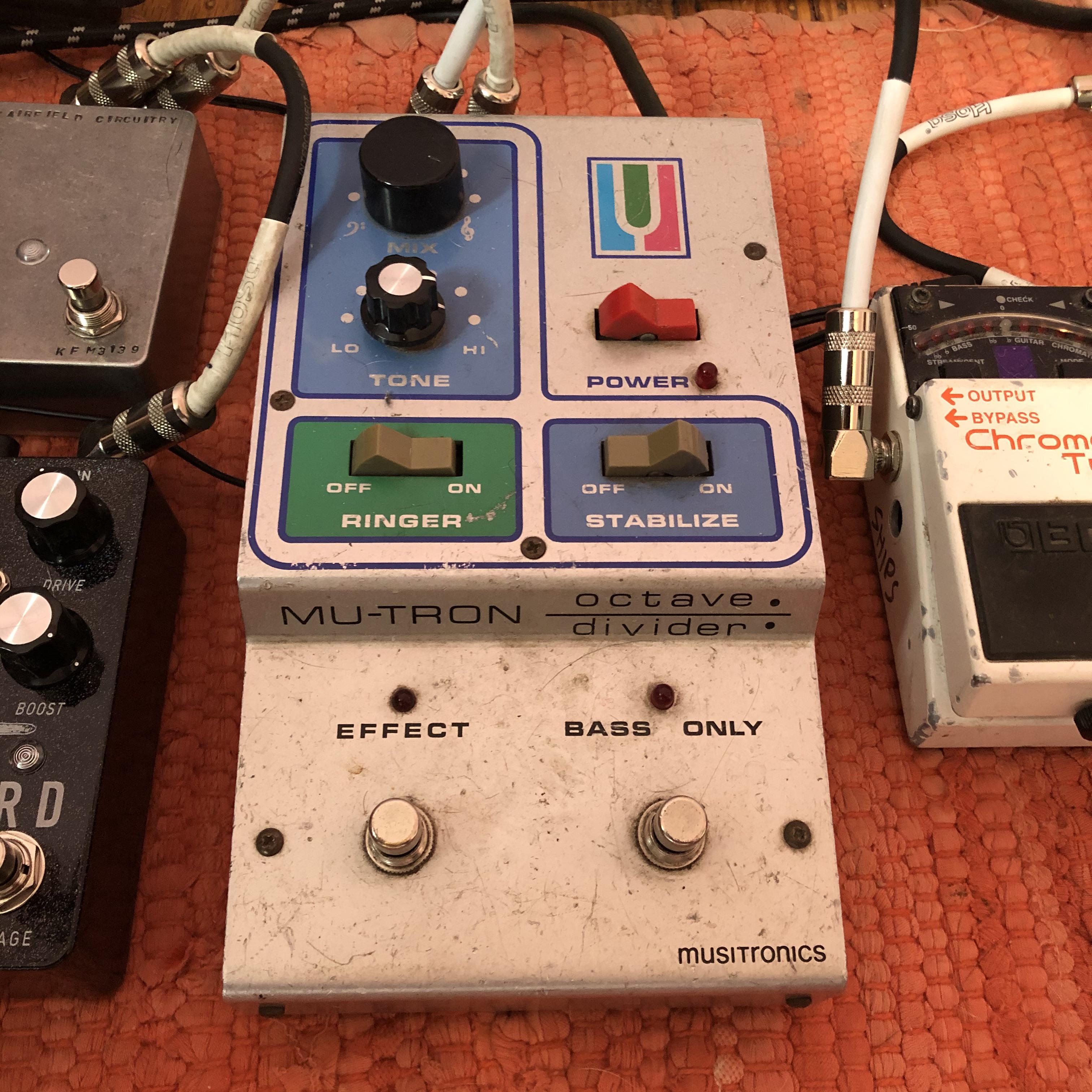 Mu-tron Octave Divider : r/guitarpedals