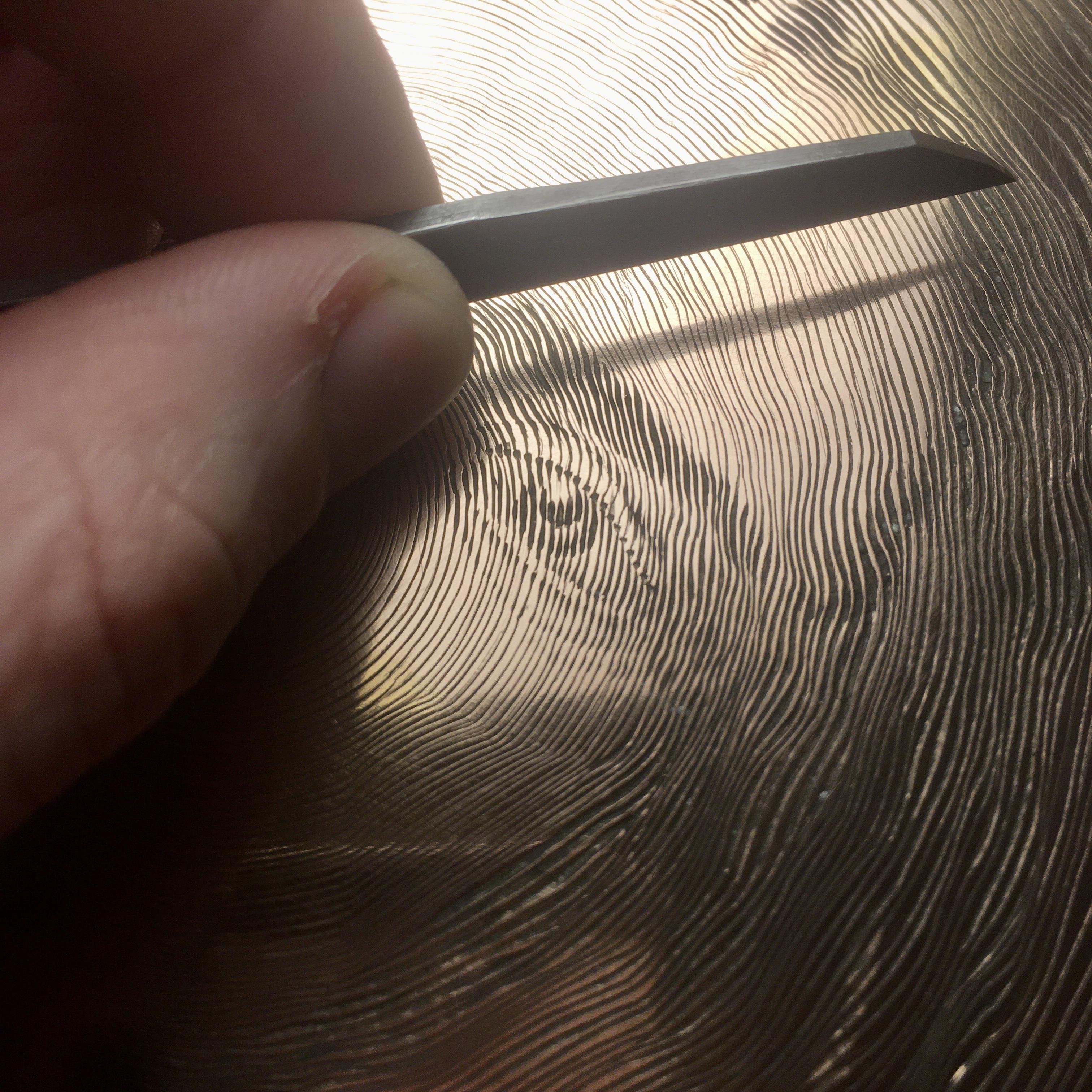 Handpush copperplate engraving I am currently working on. r/engraving