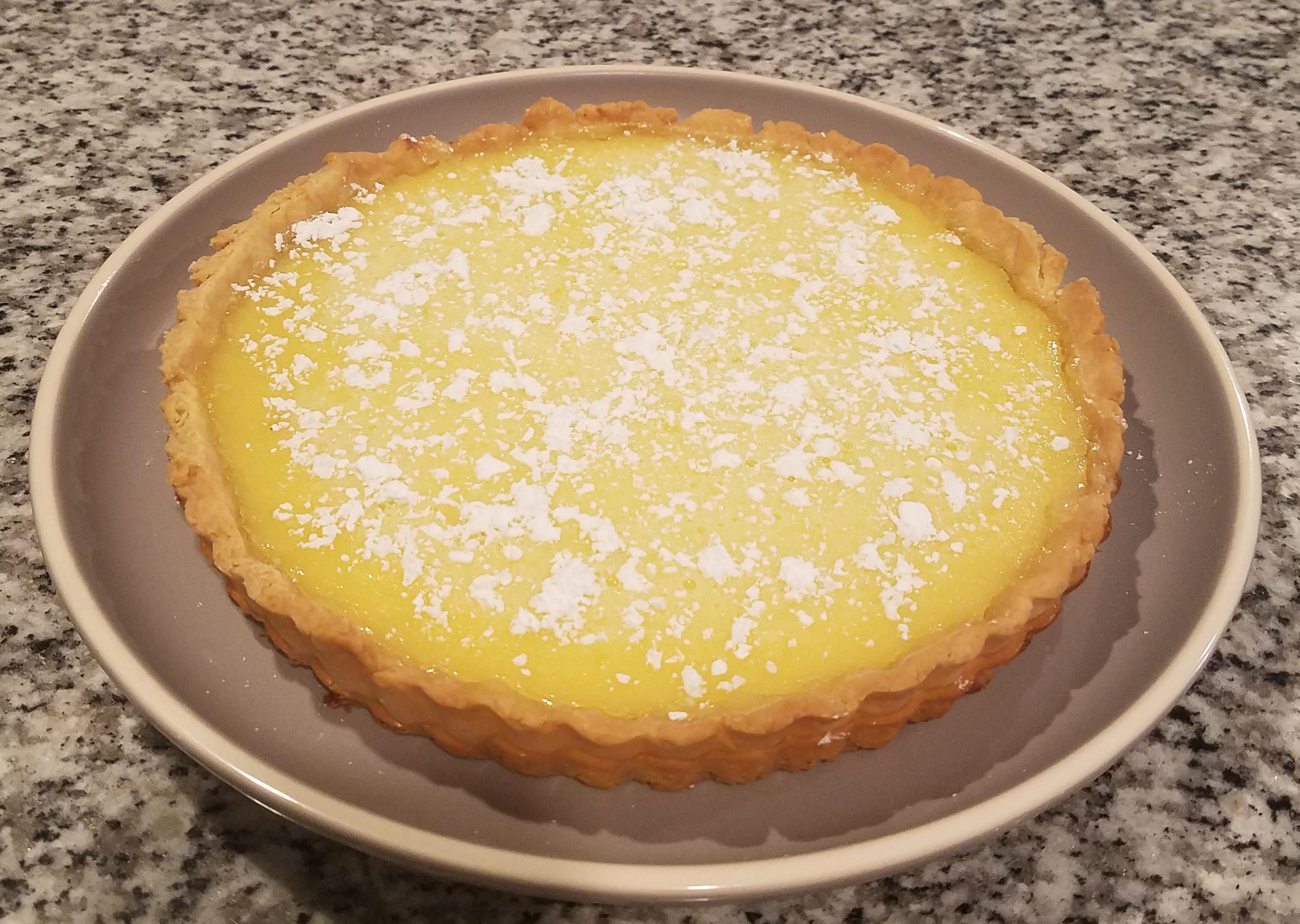 I baked a lemon tart today r/Baking
