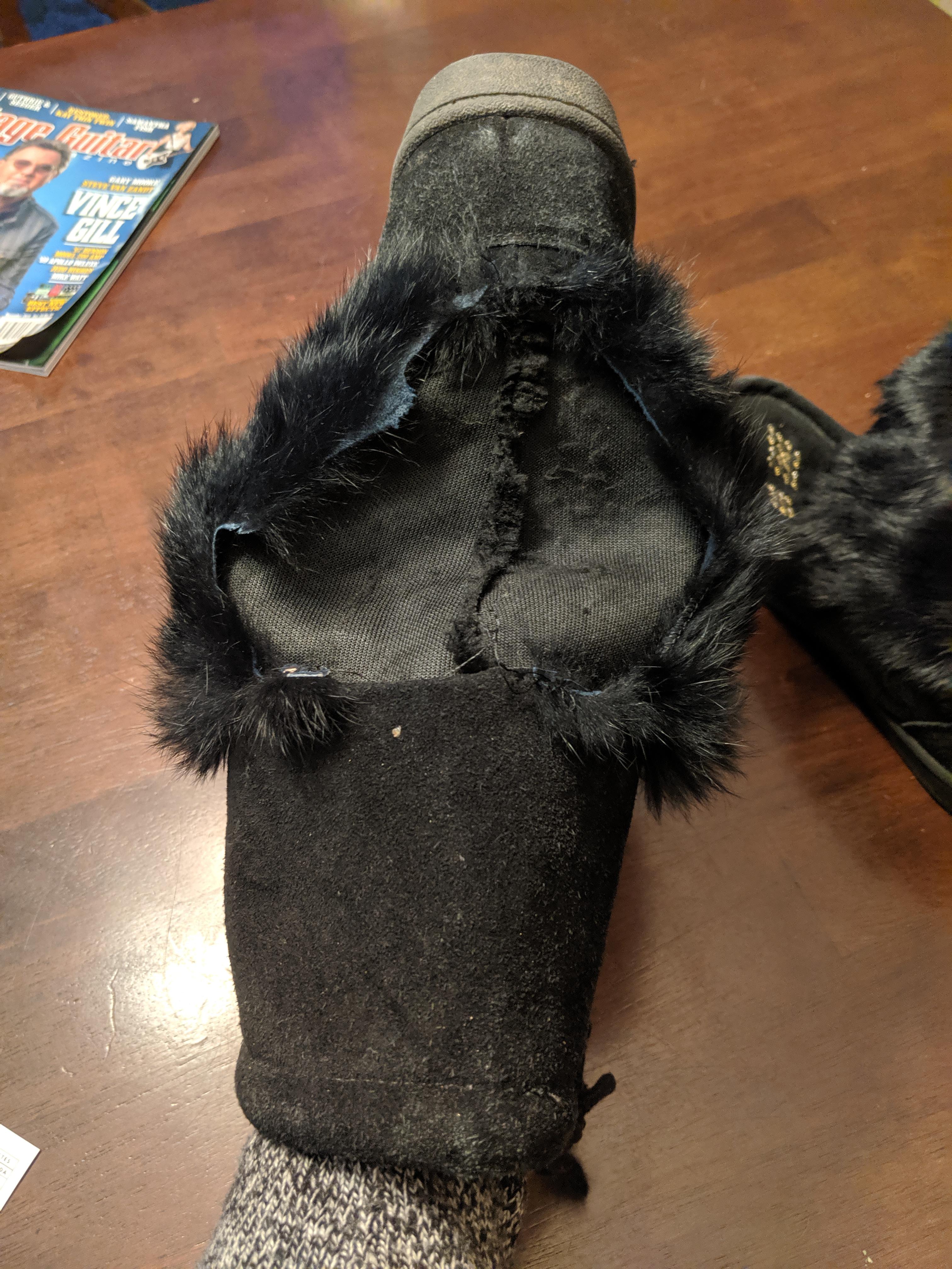 Need help finding someone that can do repairs on these mukluks
