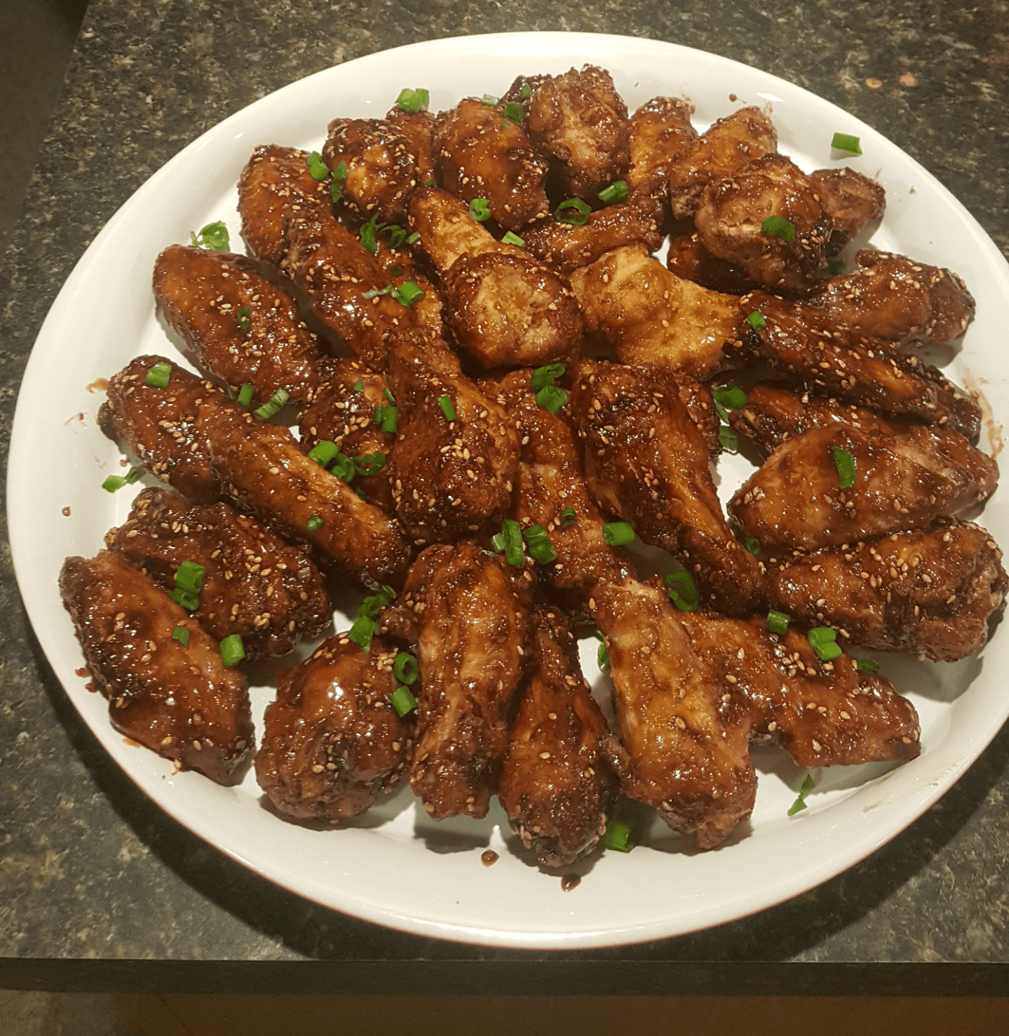 Crunchy Korean chicken wings [homemade] r/food