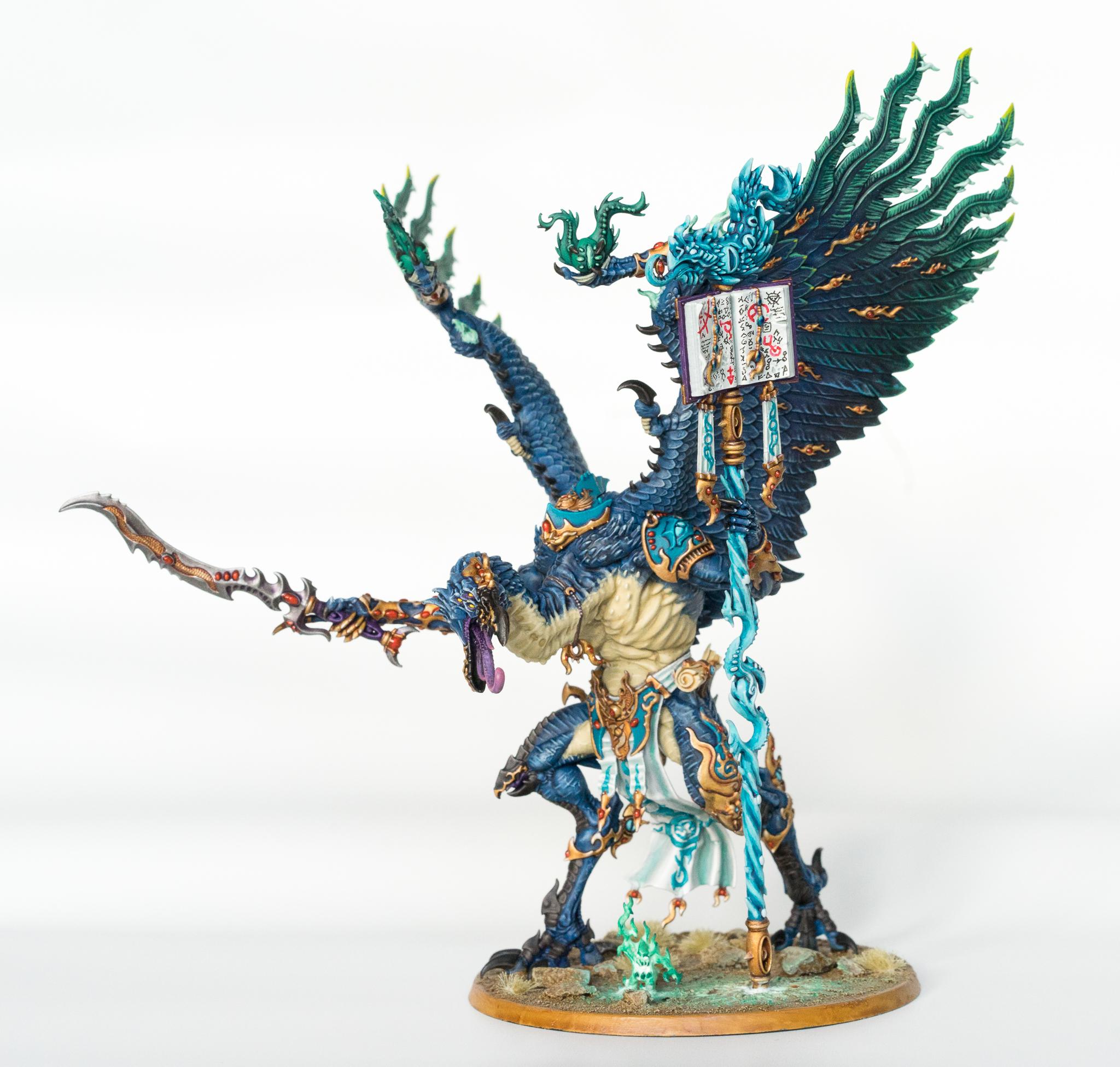 Finished my Lord of Change! Warhammer40k