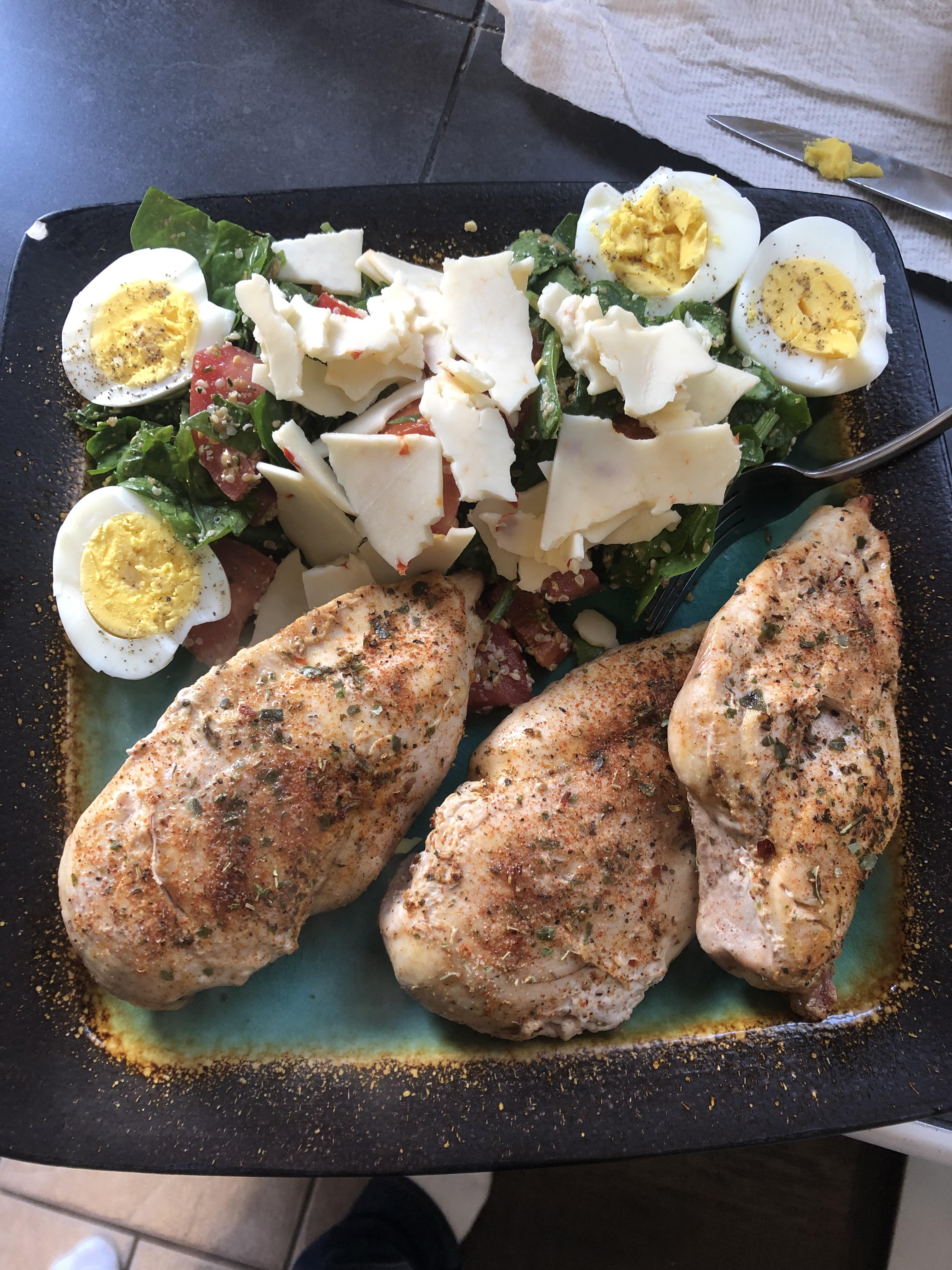 My dinner last night. 204 r/intermittentfasting