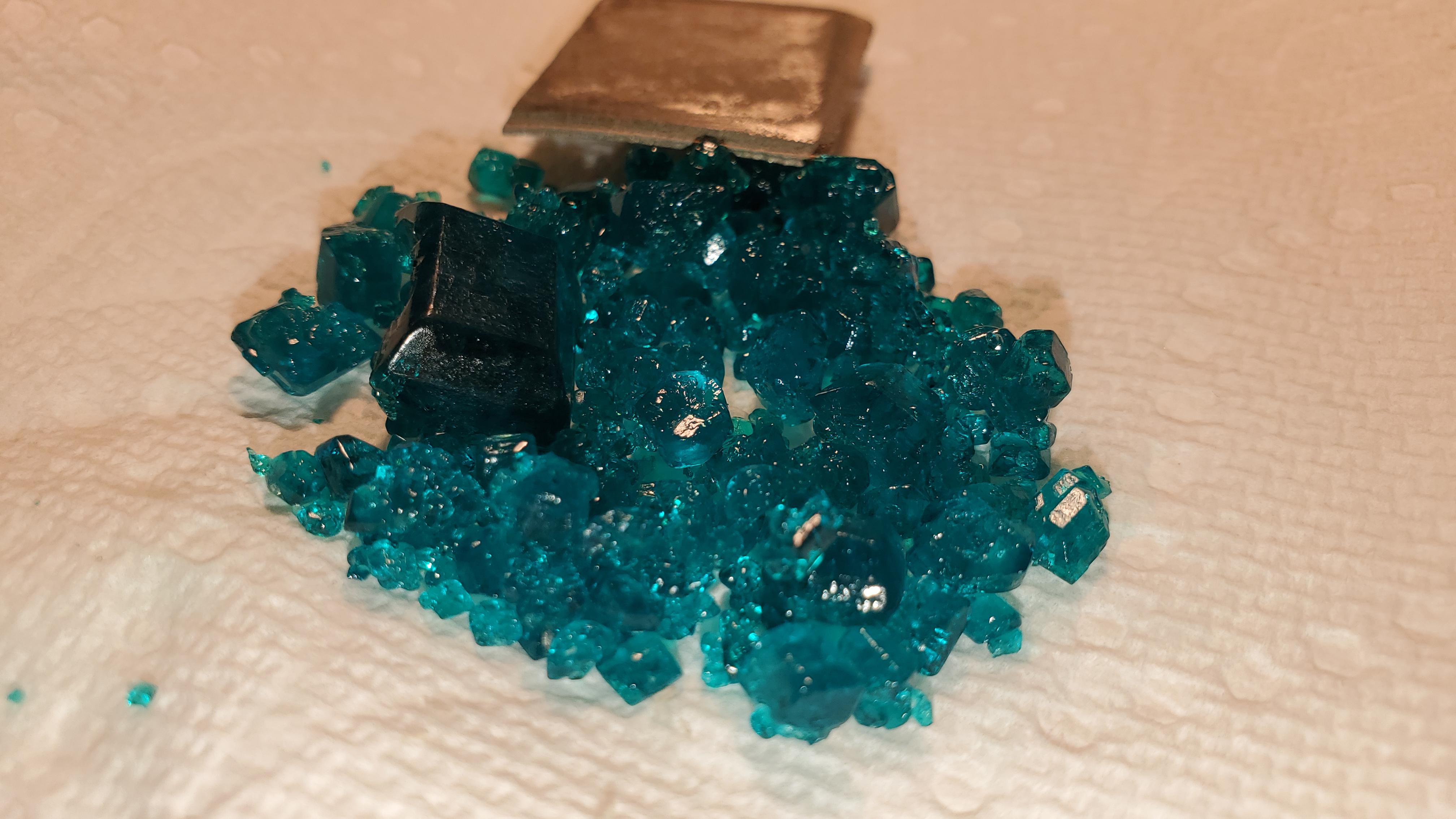 Nickel Sulfate Crystals