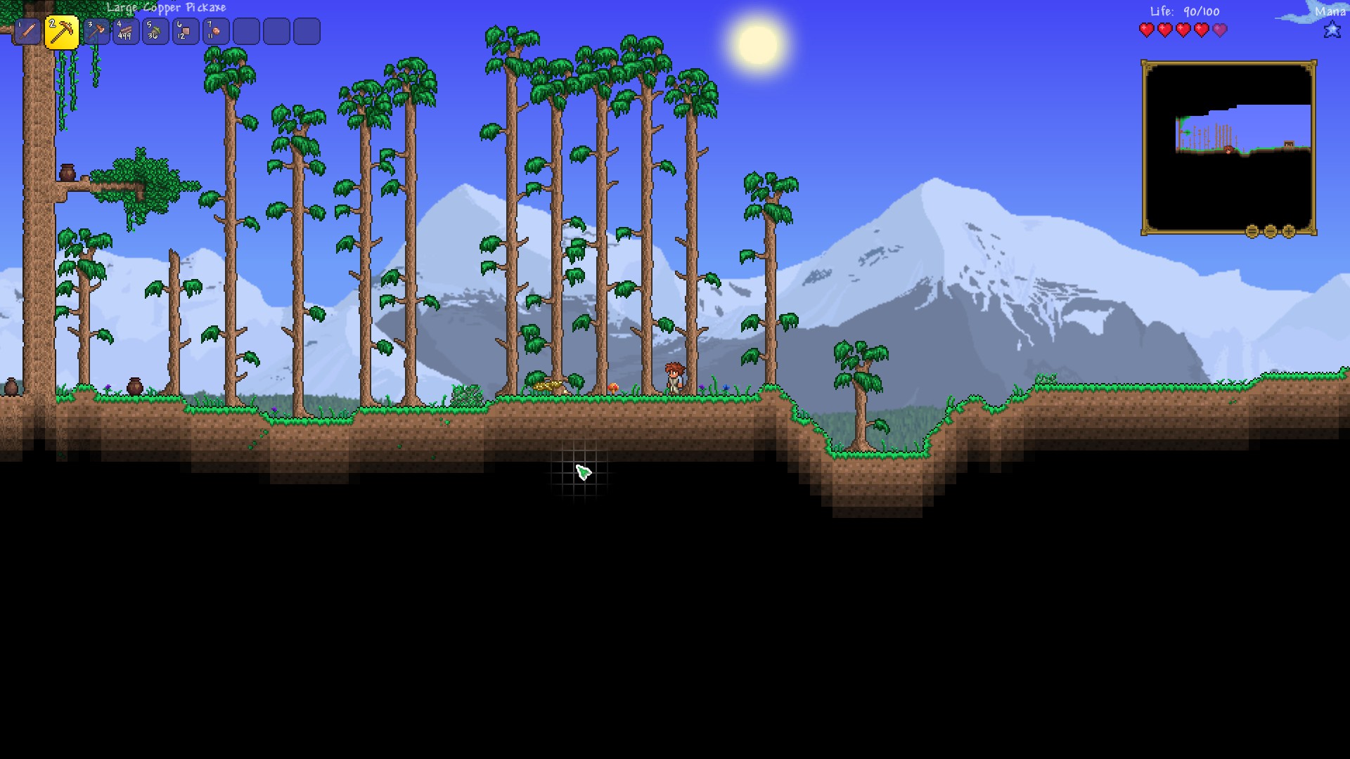 when you start a new world and find a gold squirrel almost instantly