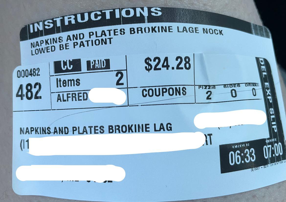 what do you think this meant lol r/Dominos