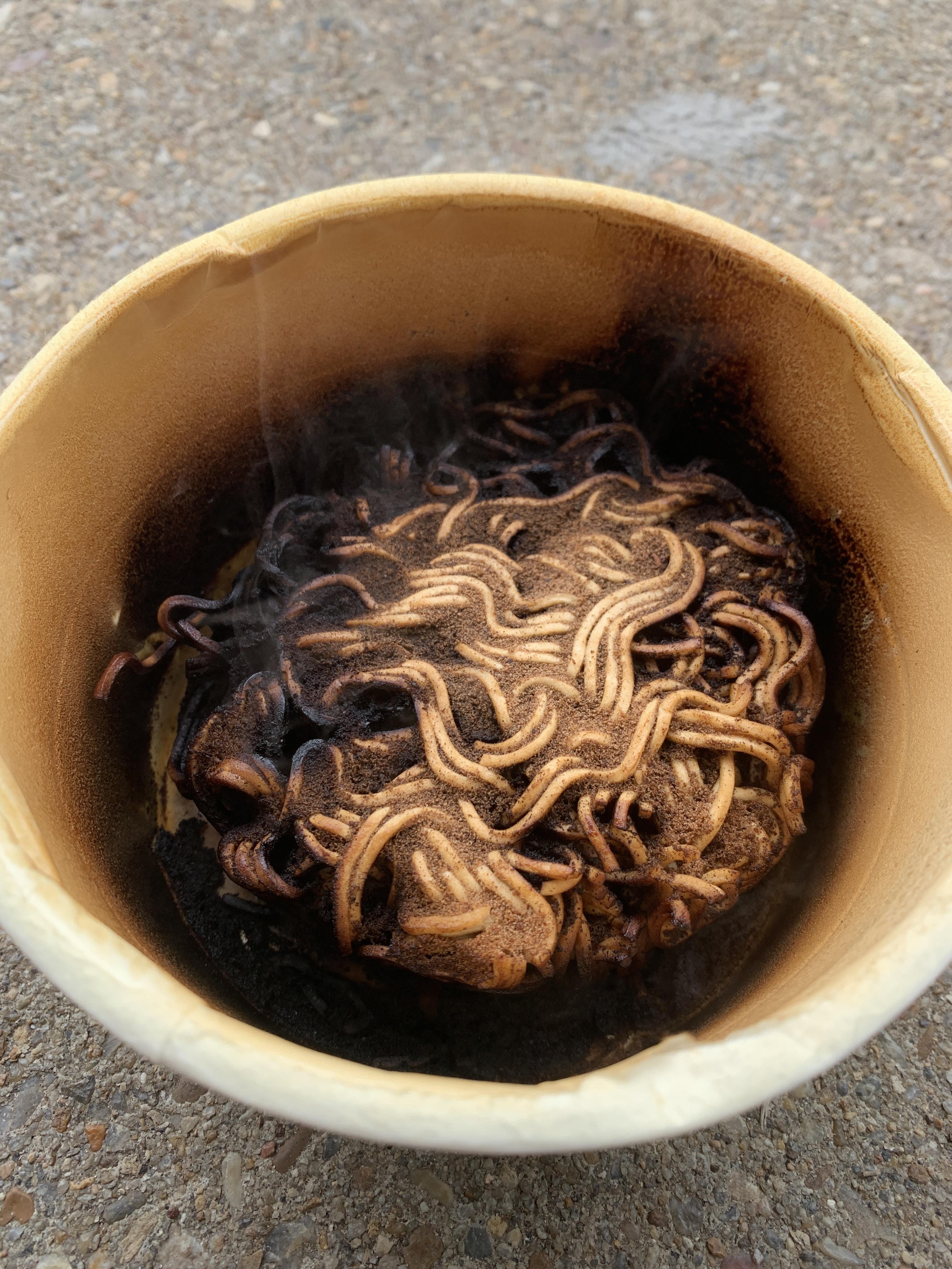 Dry Burnt Ramen Noodle
