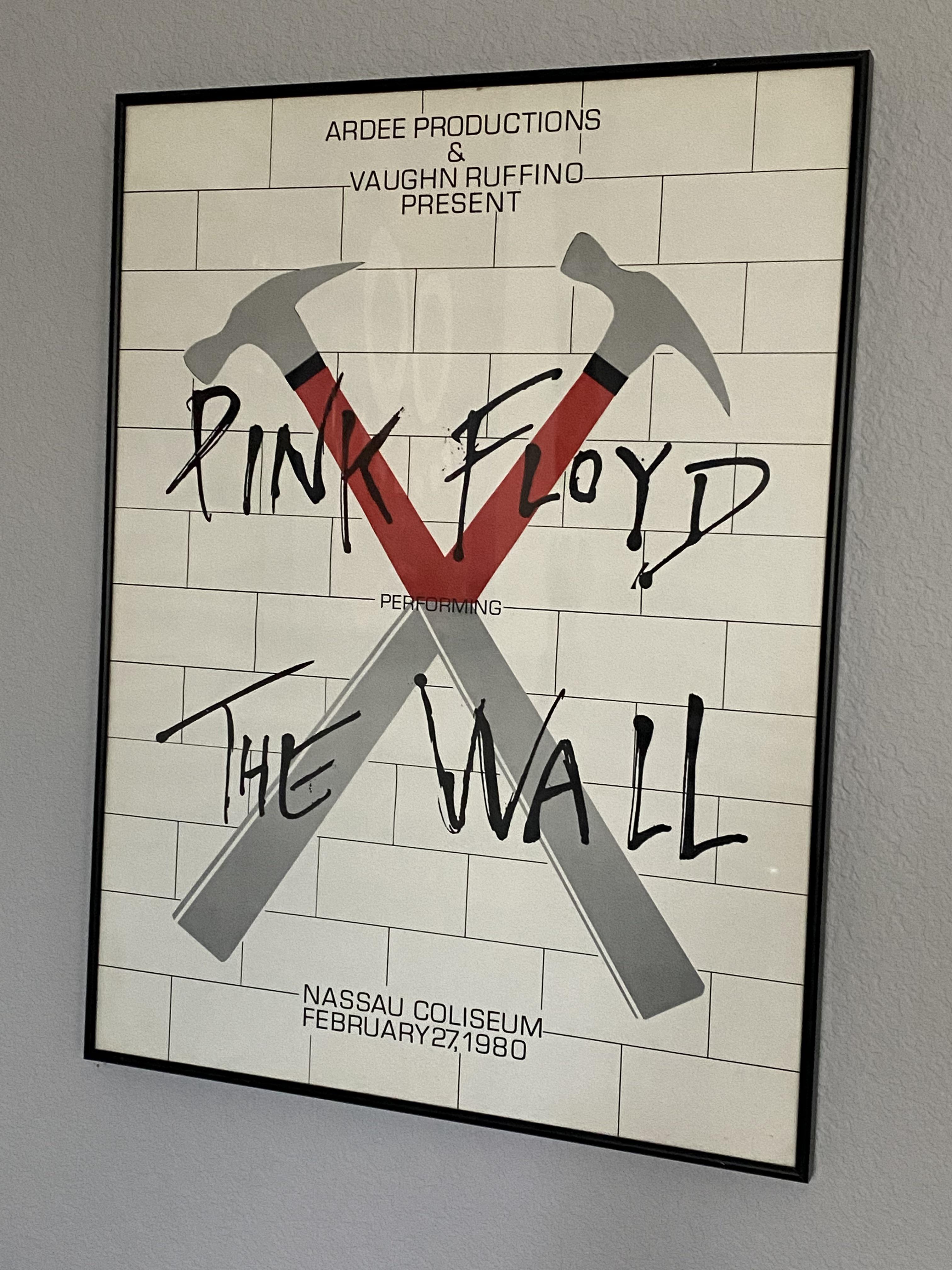 PINK FLOYD PERFORMING THE WALL NASSAU COLISEUM POSTER Reprint or