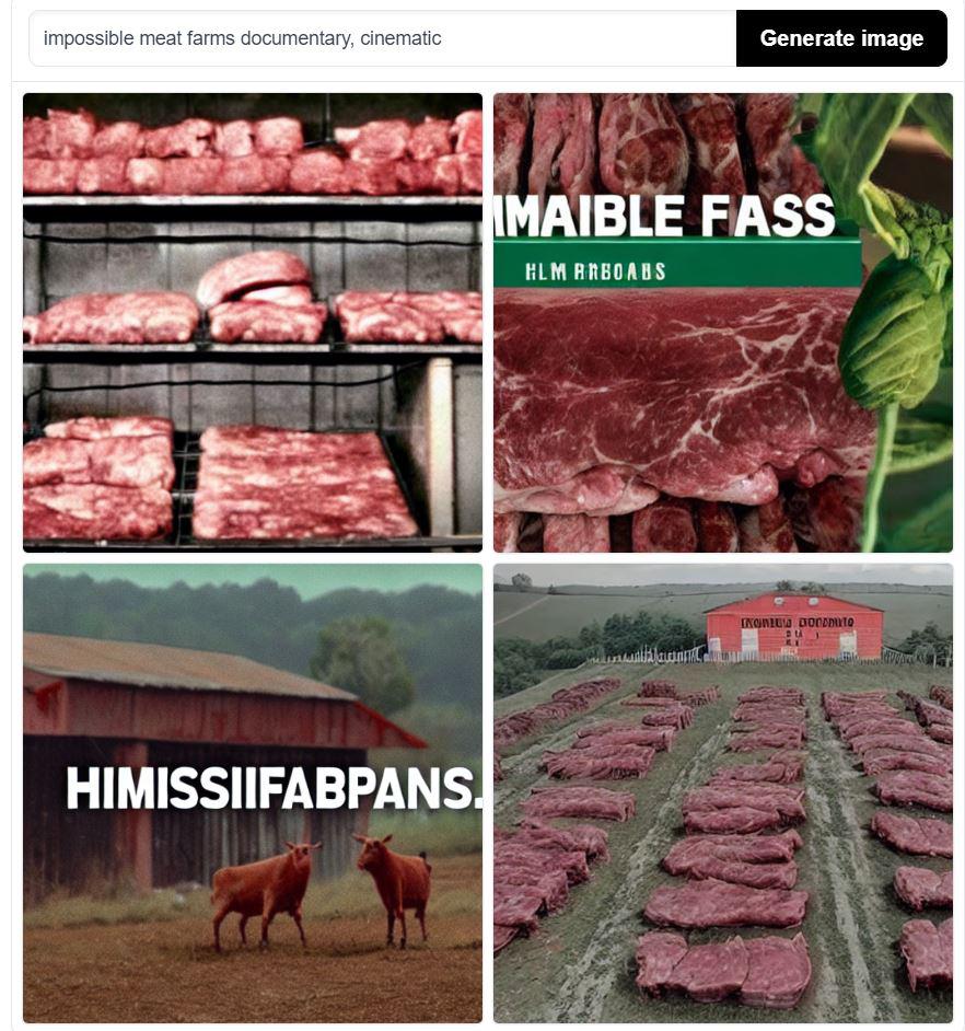 impossible meat farms documentary, cinematic r/weirddalle