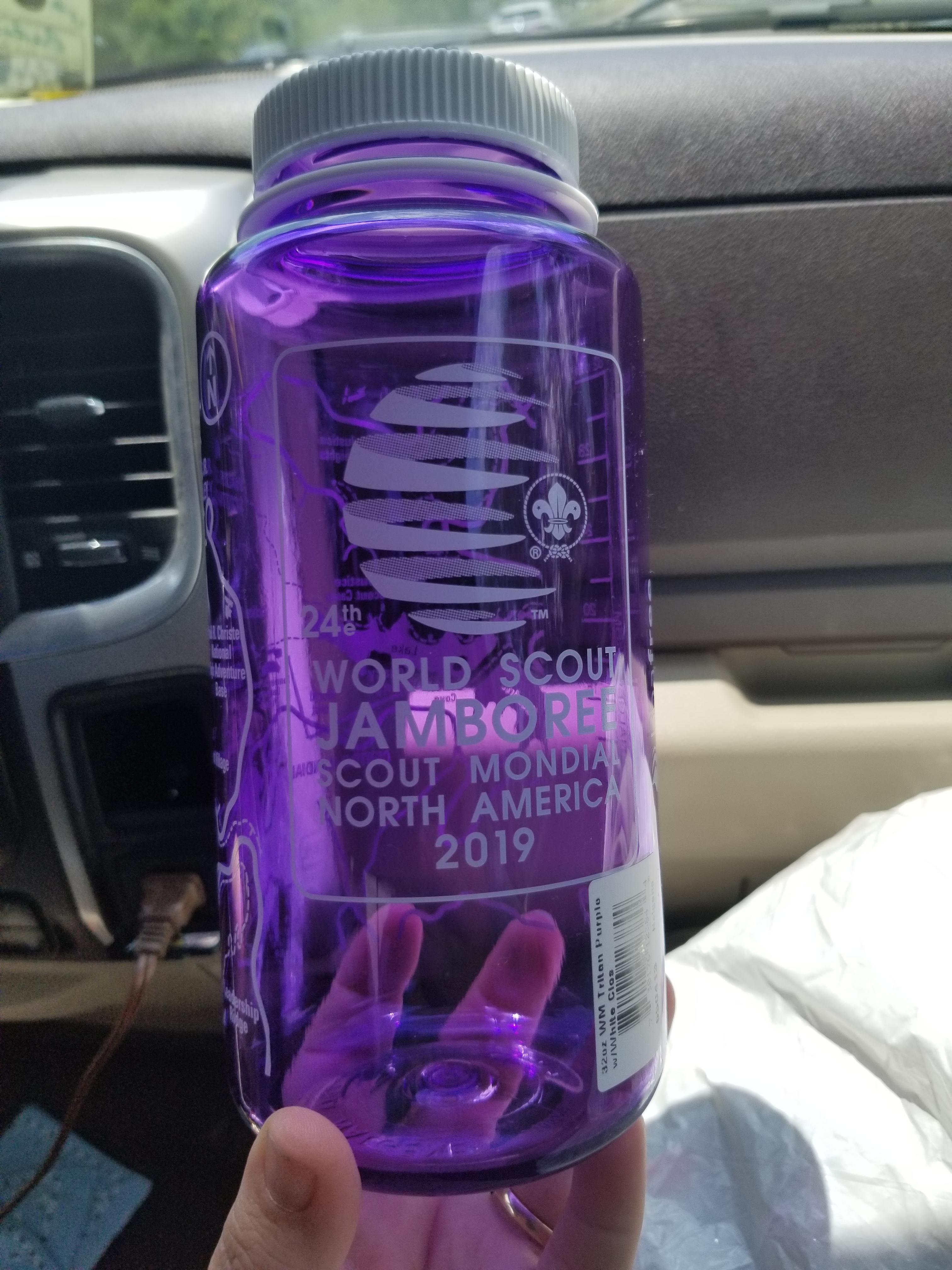 Bought a water bottle from WSJ. How do I keep the printing from coming