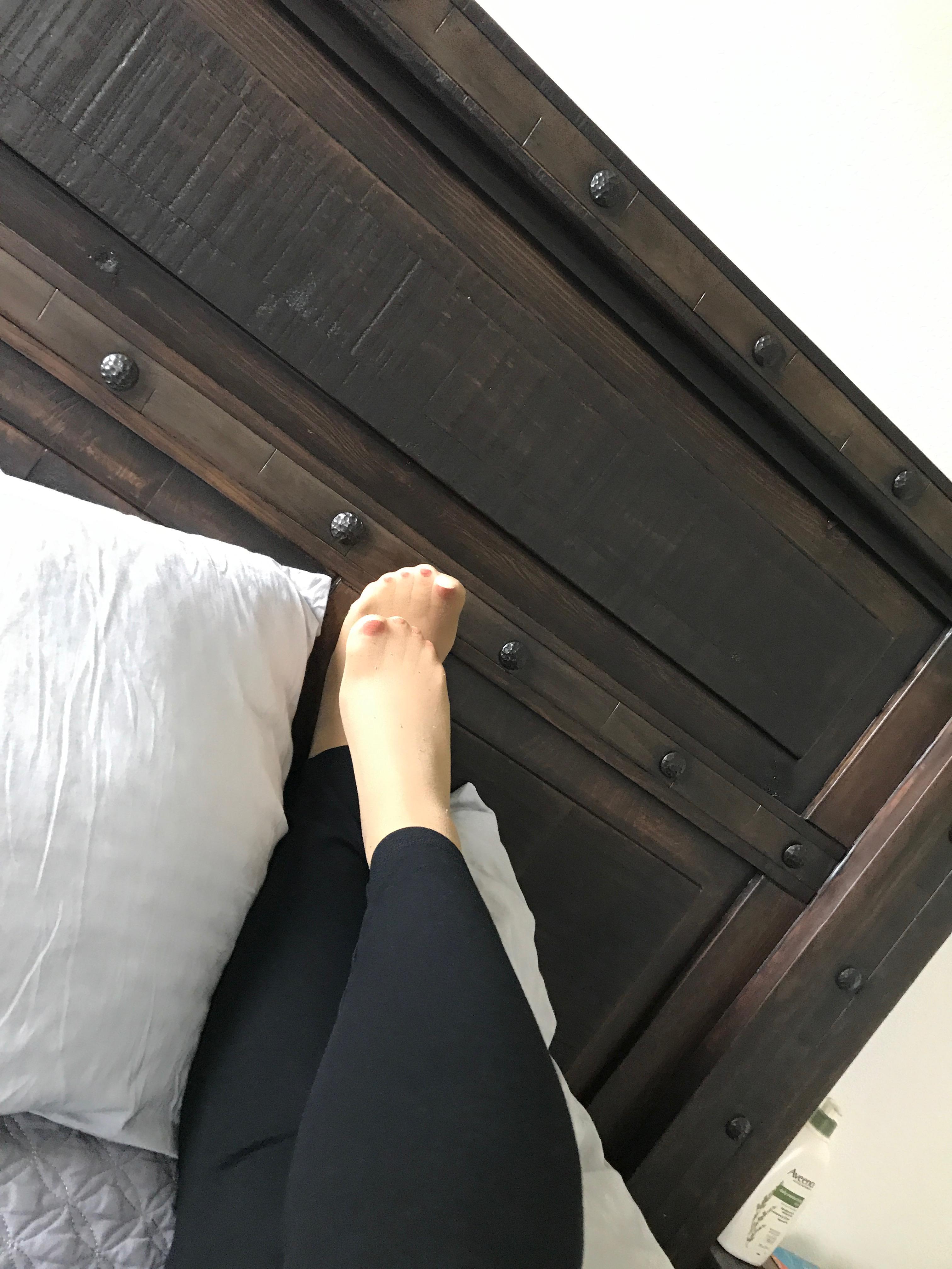 After a long day at the office it feels good to kick off my heels and