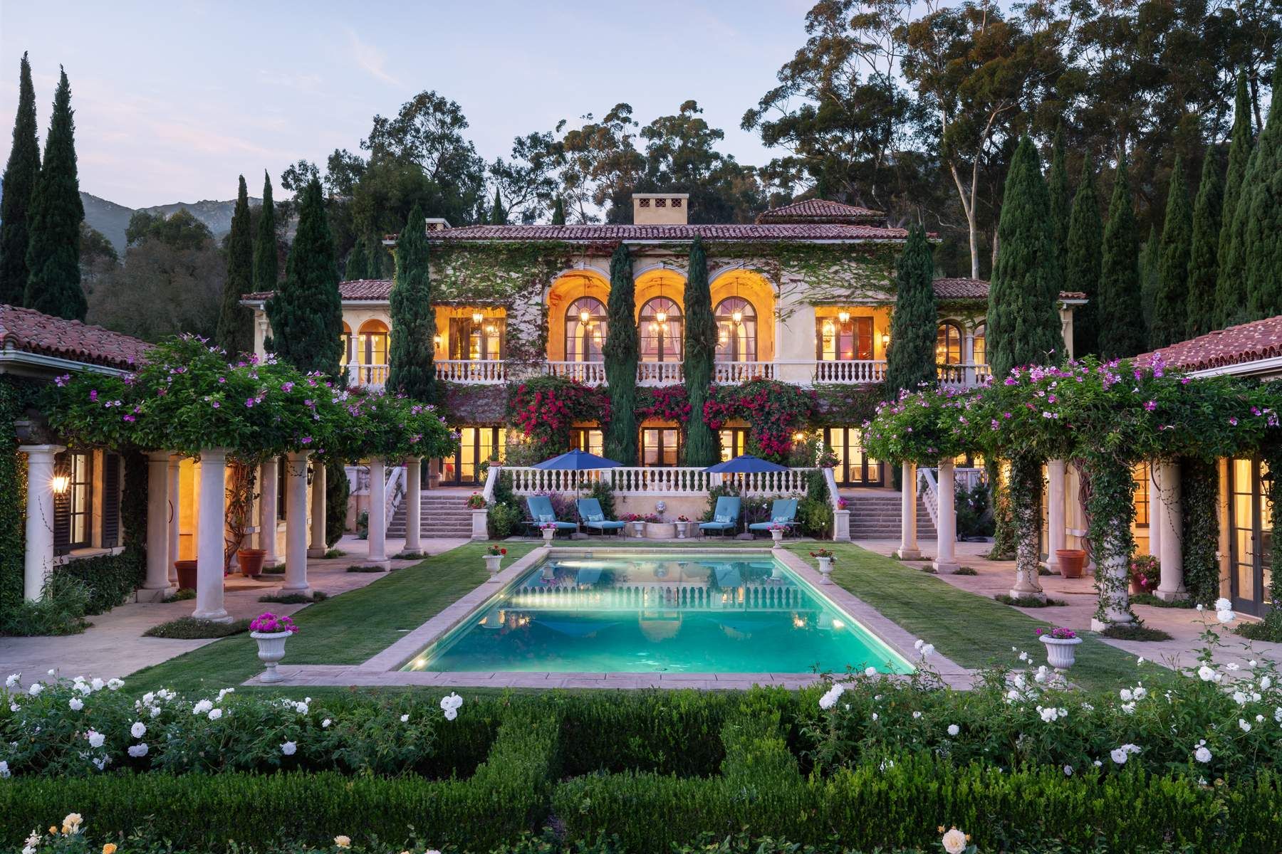 European Luxury Villa Design [1800 x 1200] Montecito California USA r