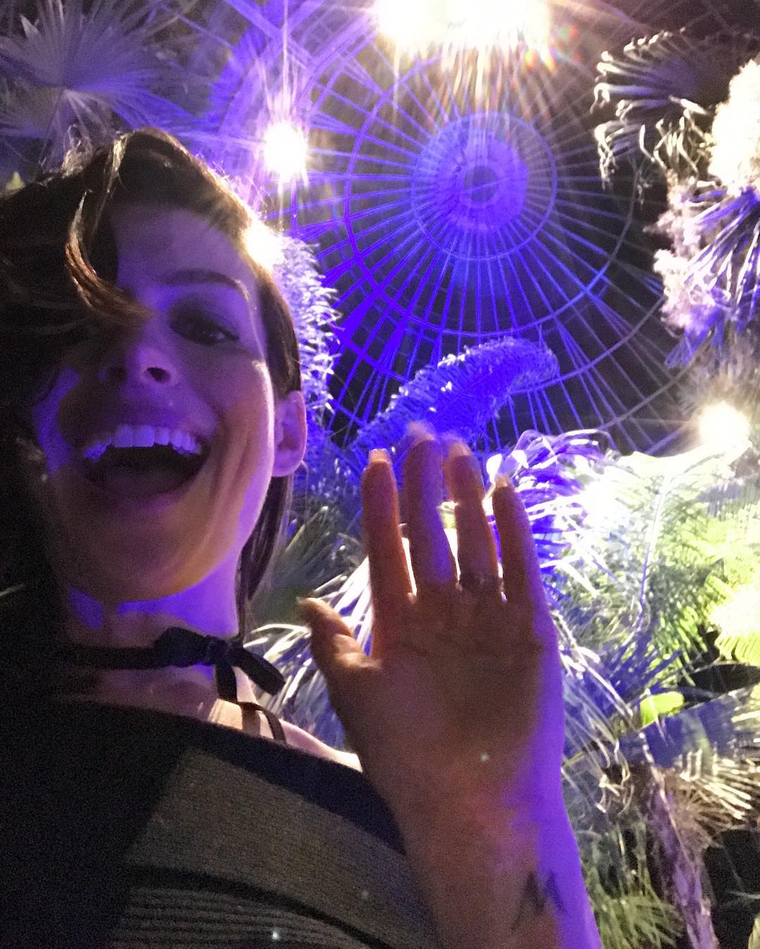 Anne Hathaway at the Winter Wonderland Ball in New York