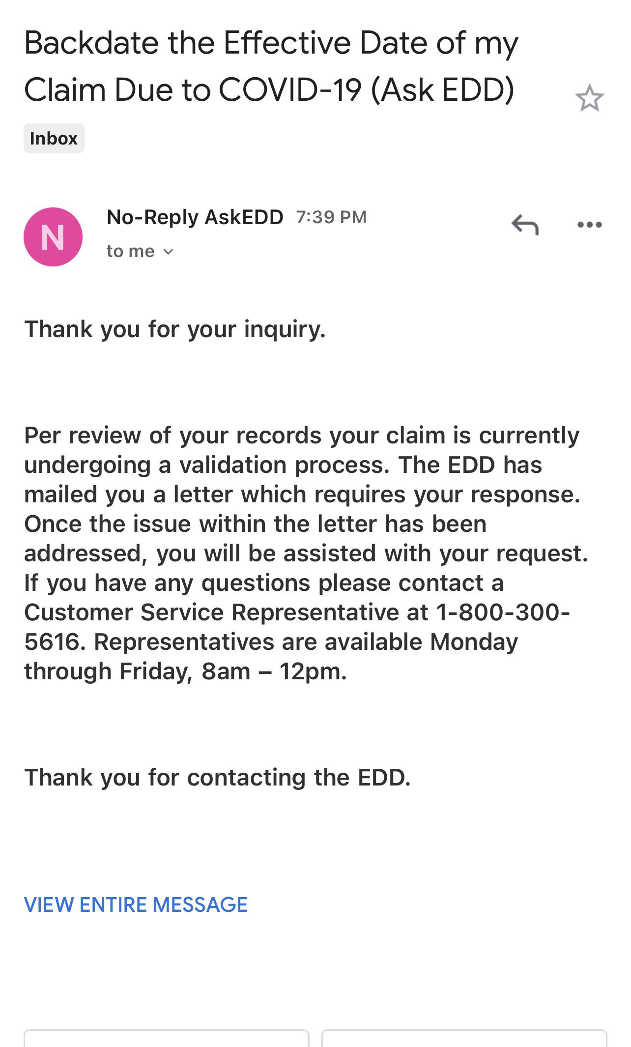 I got this email from EDD about my back pay. What does it mean. I’m