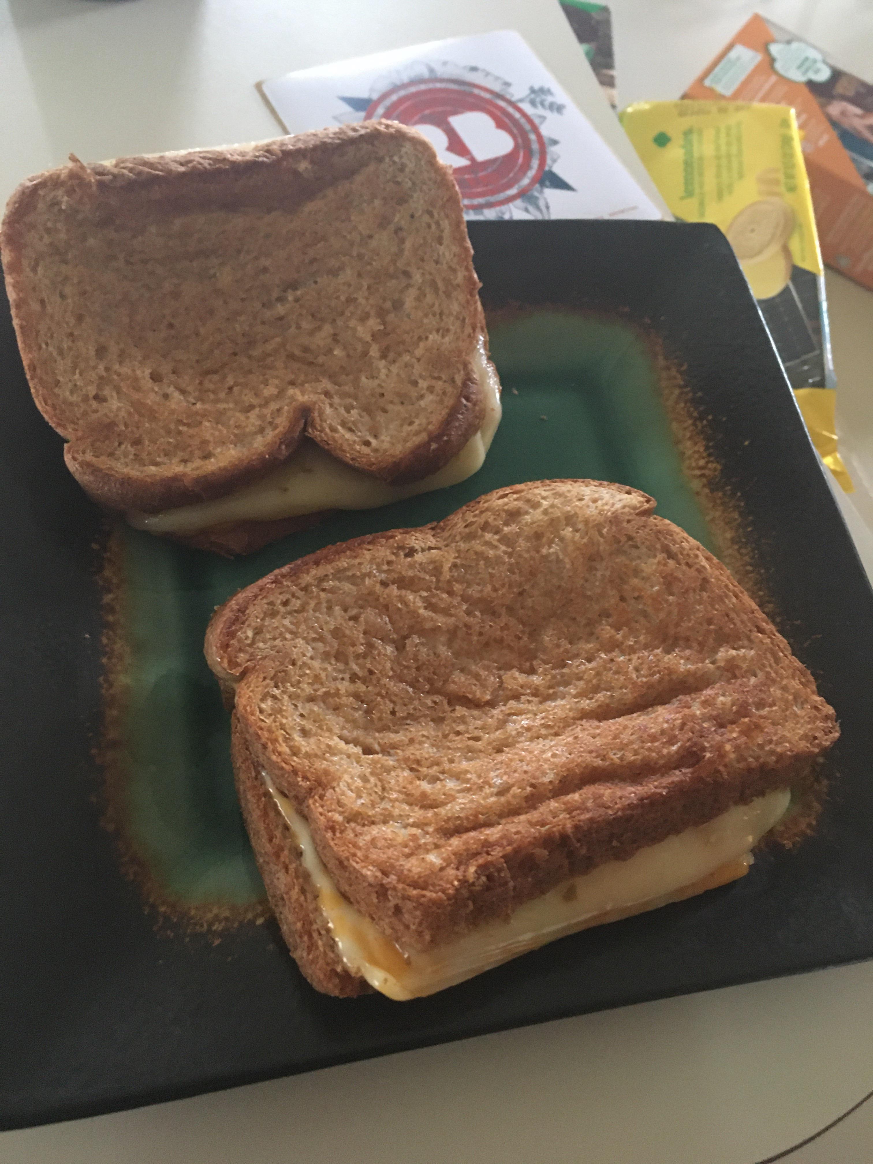 Colby and pepper jack grilled cheese. The creaminess does it for me r