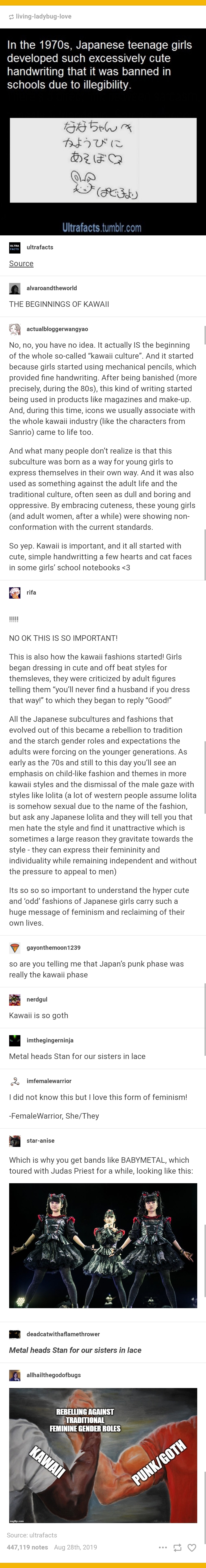 Origins of kawaii tumblr