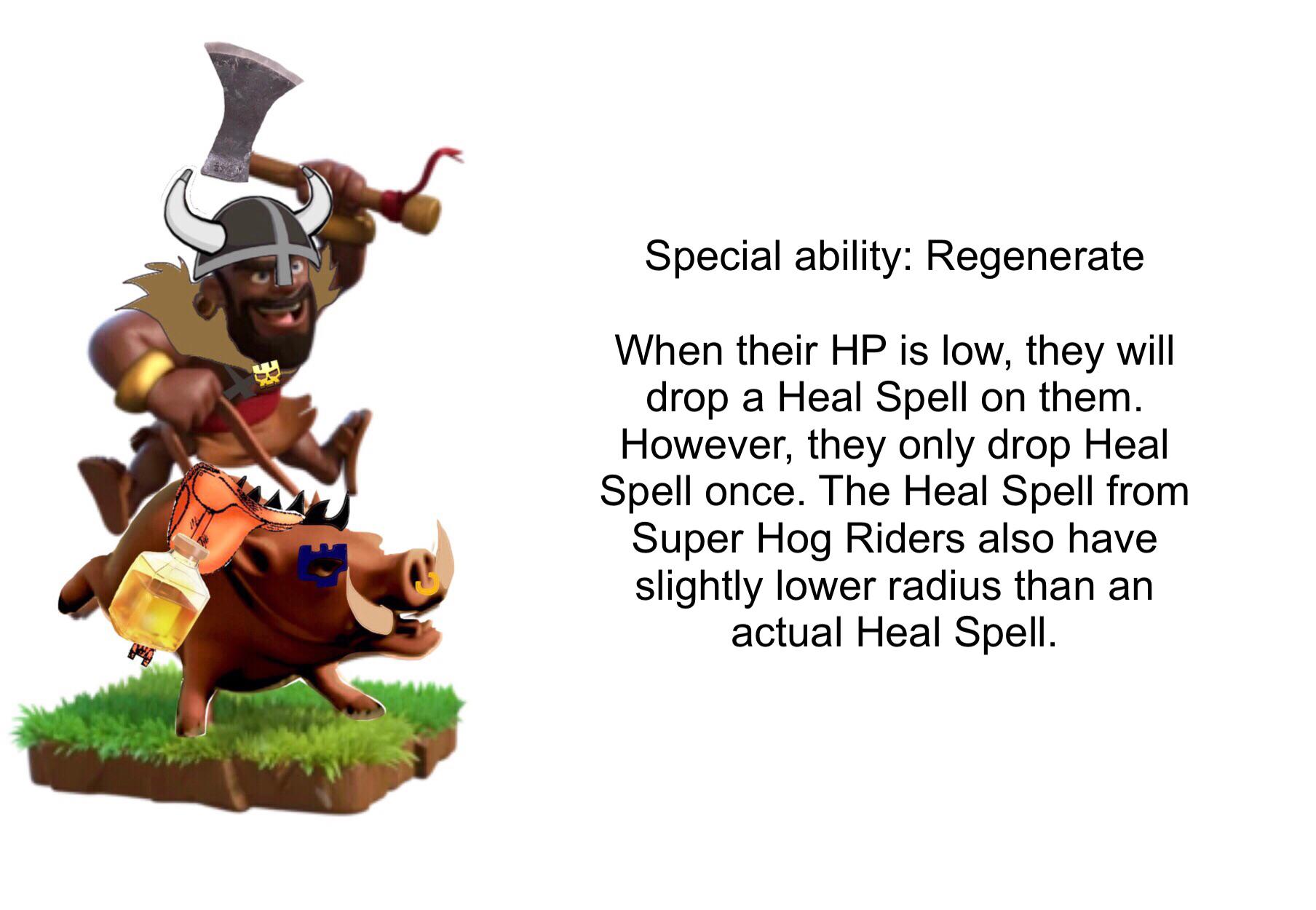 Super troop concept Super Hog Rider (criticism and feedbacks are