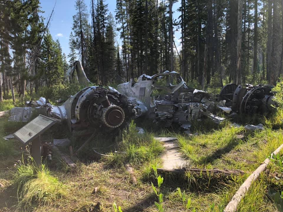 B23 Bomber crash site outside near McCall, Idaho r/mildlyinteresting