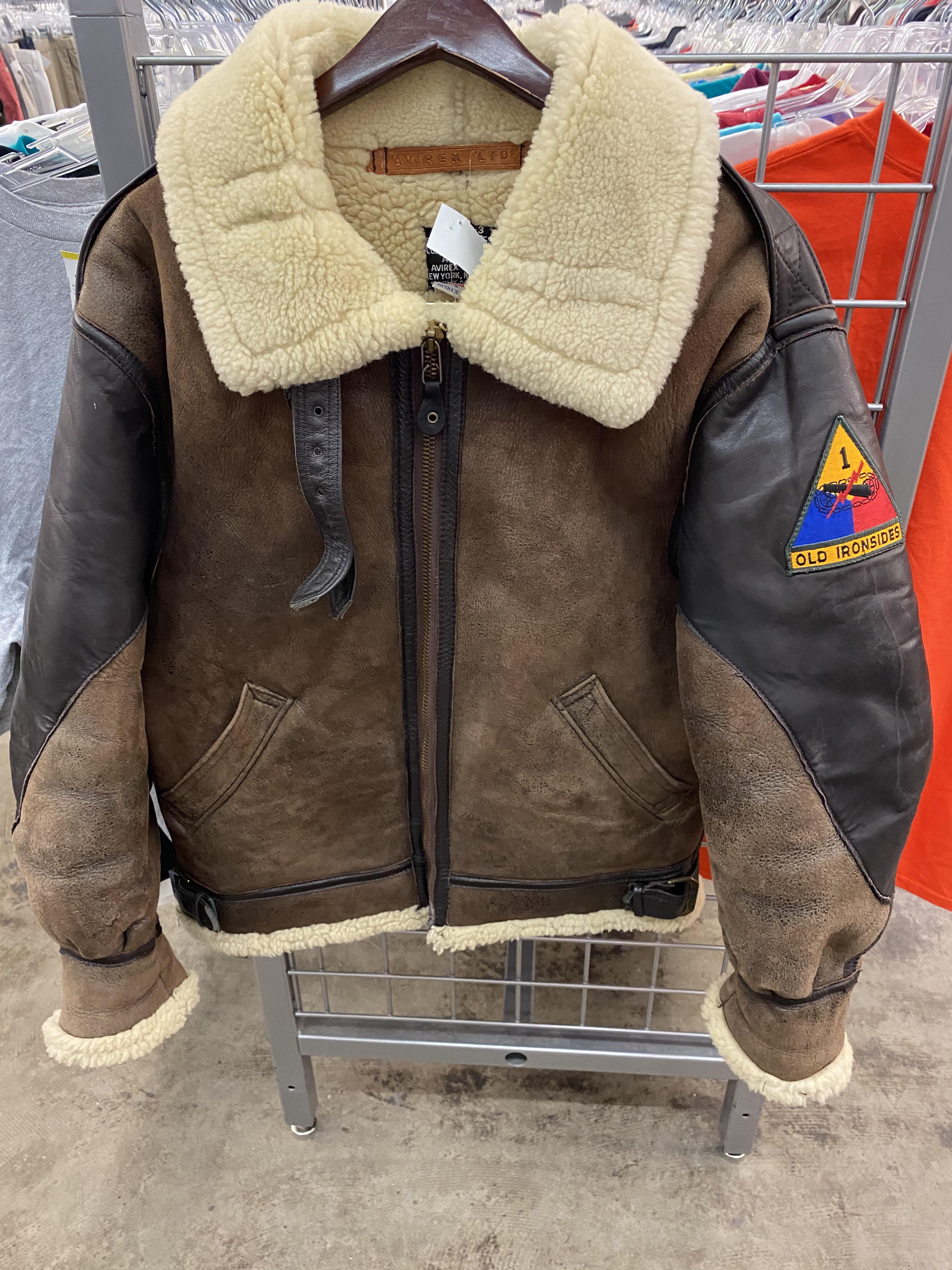 One of my best finds in a while. Vintage Sheepskin B3 bomber jacket for