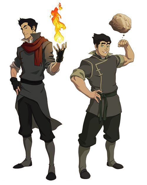 Mako and Bolin are Sokka's personalities spilt apart. With extras