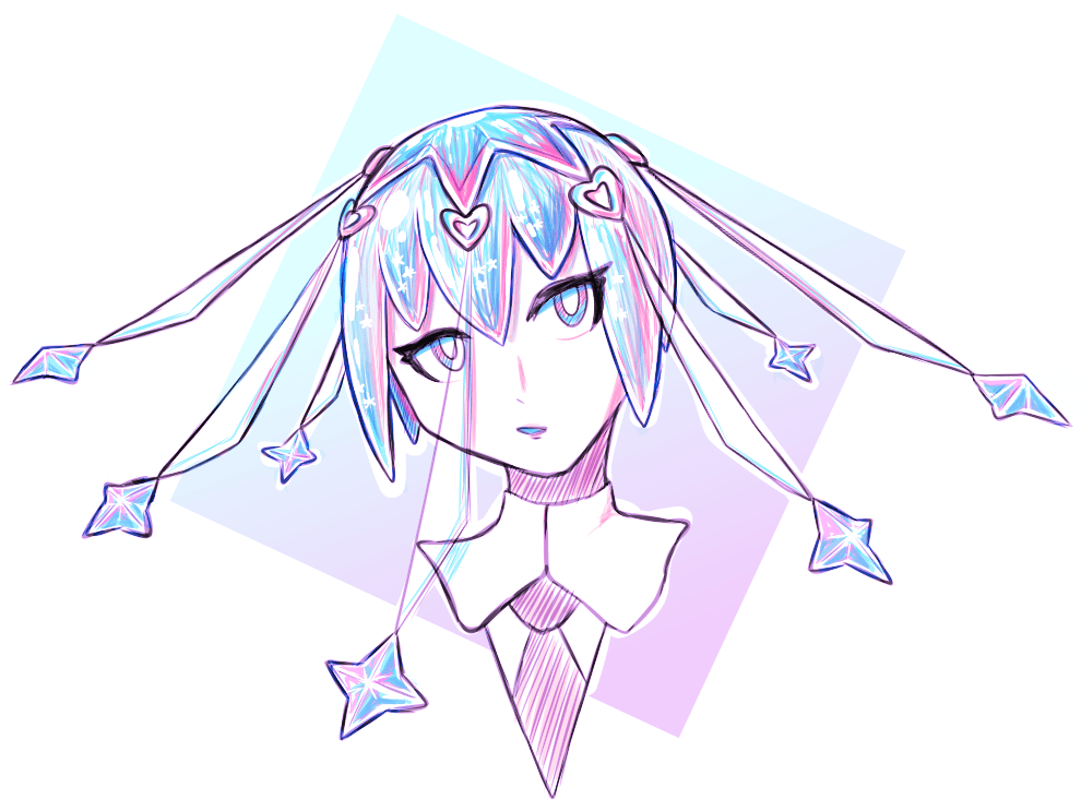 Crossover OC with Houseki no Kuni. Character based on a Primogem! r